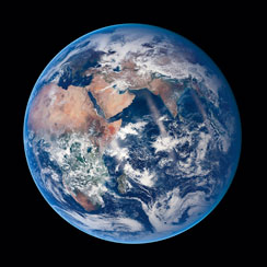 Picture of the Earth from space