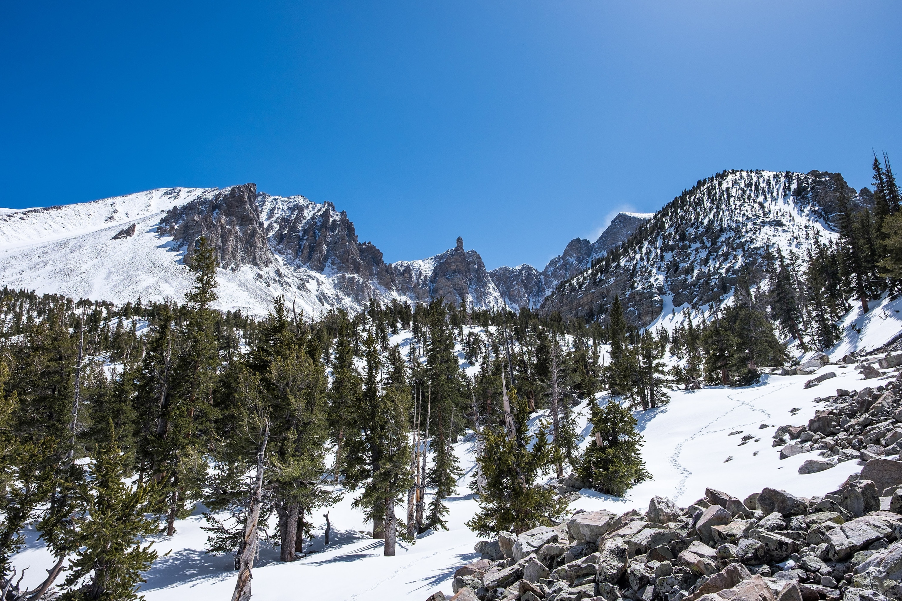 Wheeler Peak in Great Basin National Park