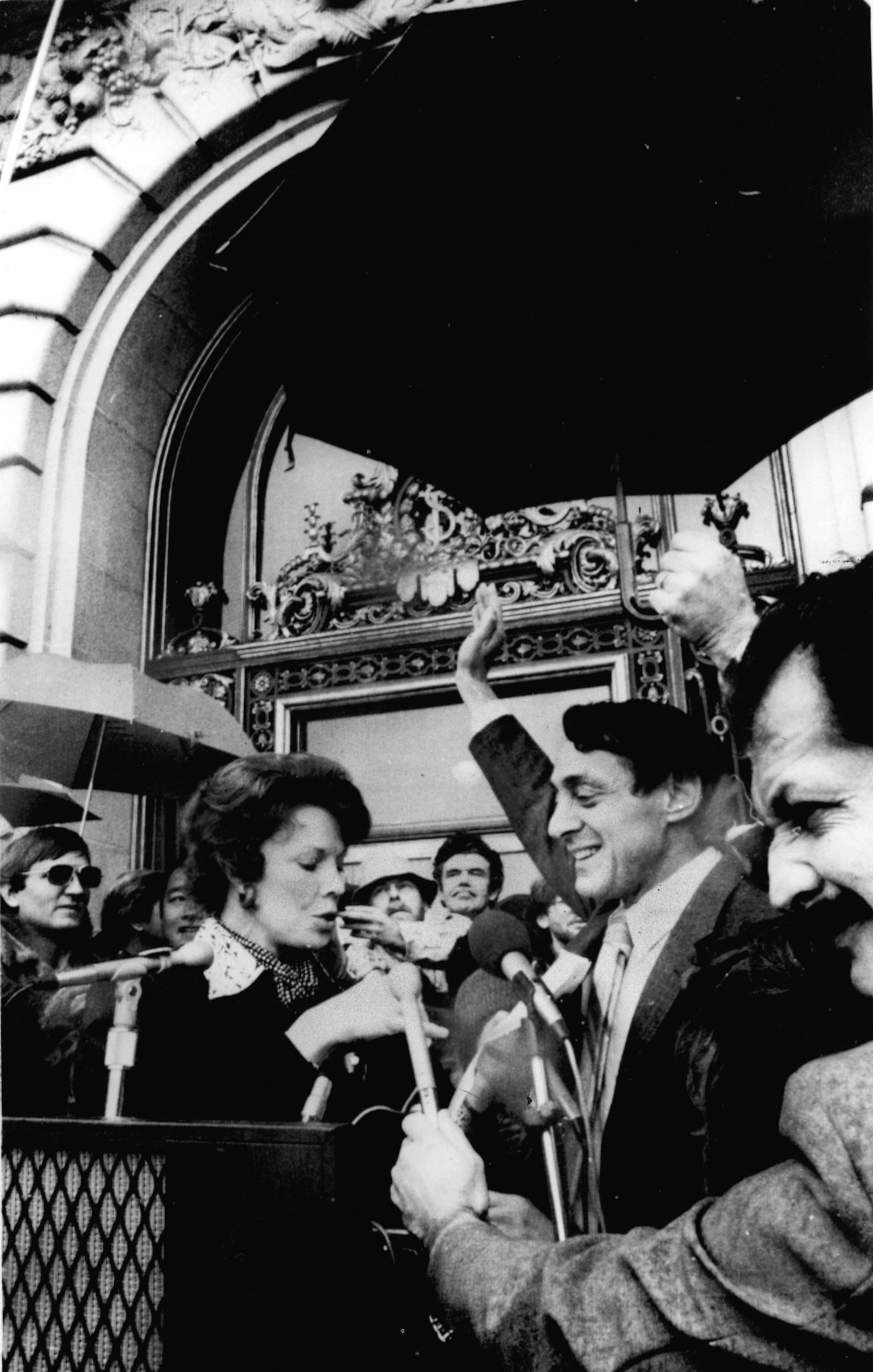 A black and white photograph.