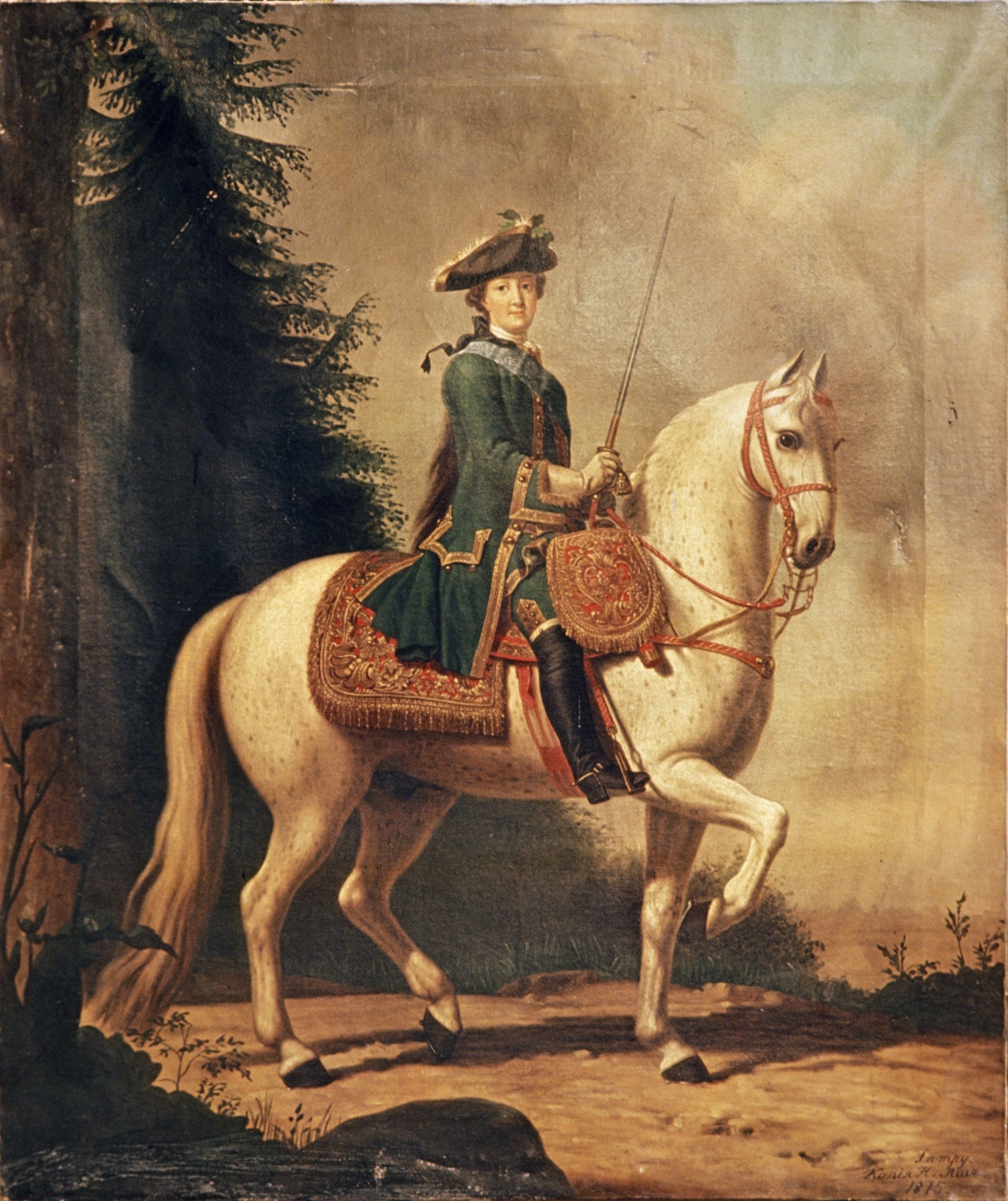 Catherine the Great on a horse