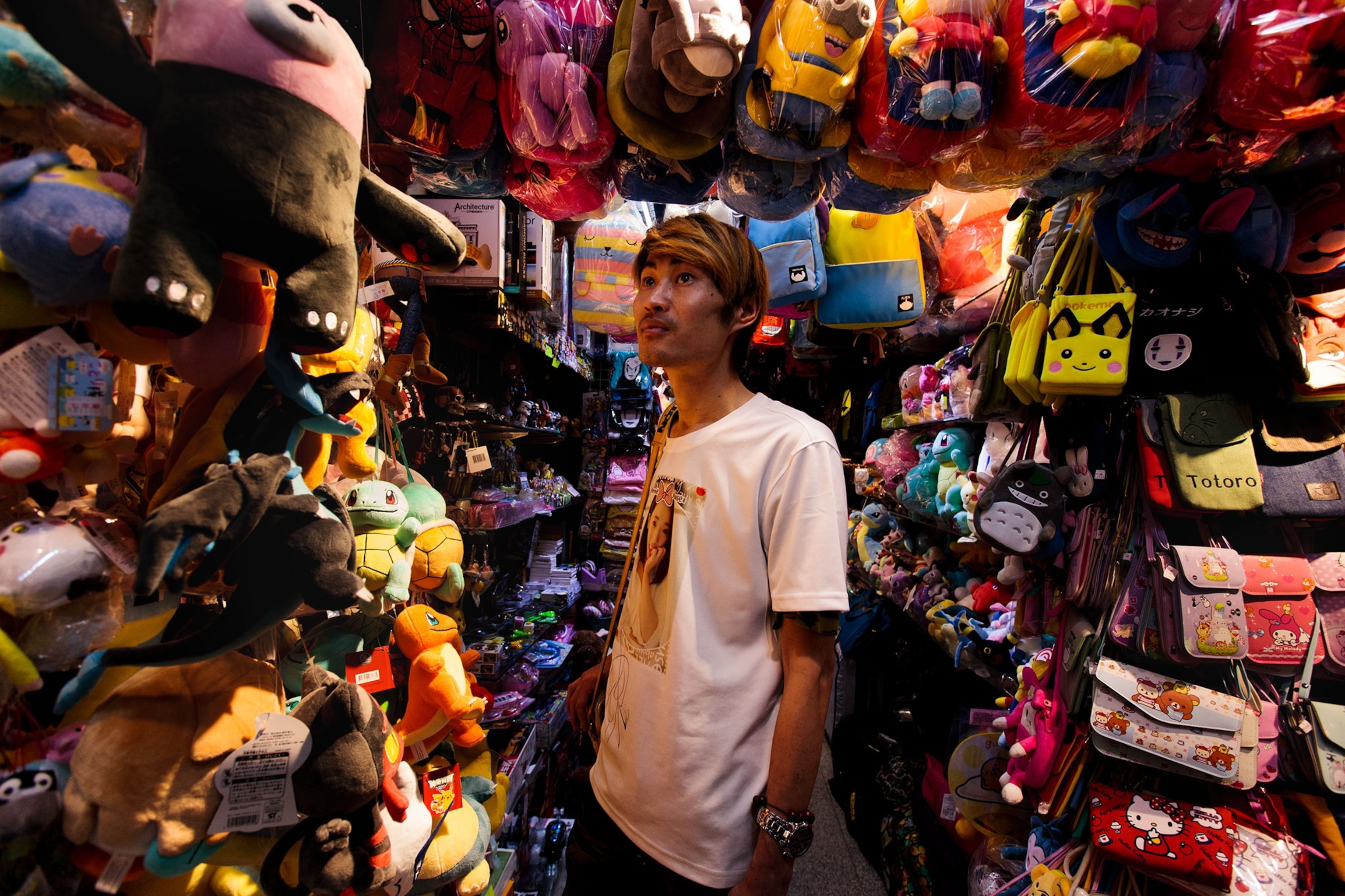 a man in a stop in Taiwan