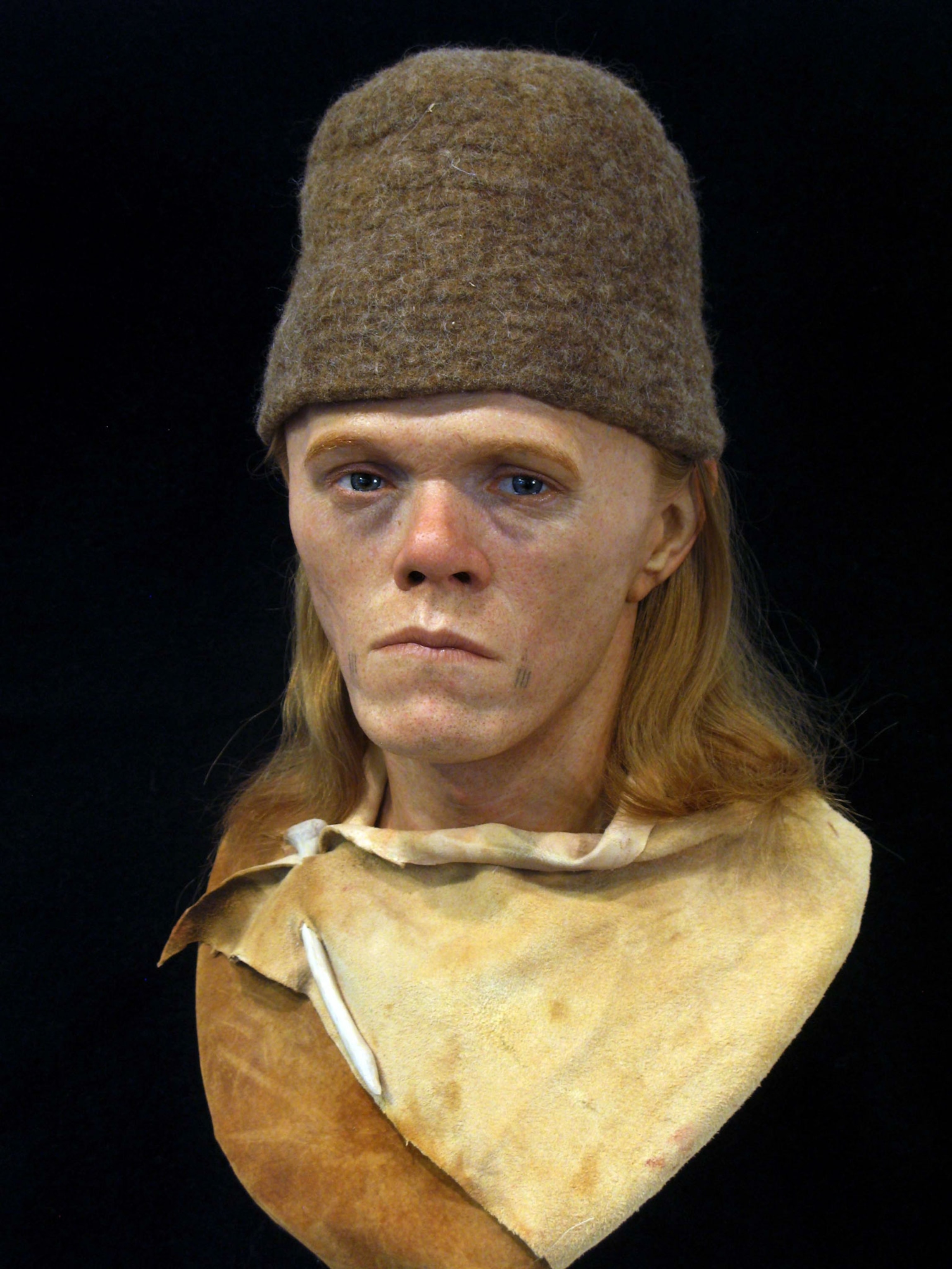 the facial construction of a man from Sussex England