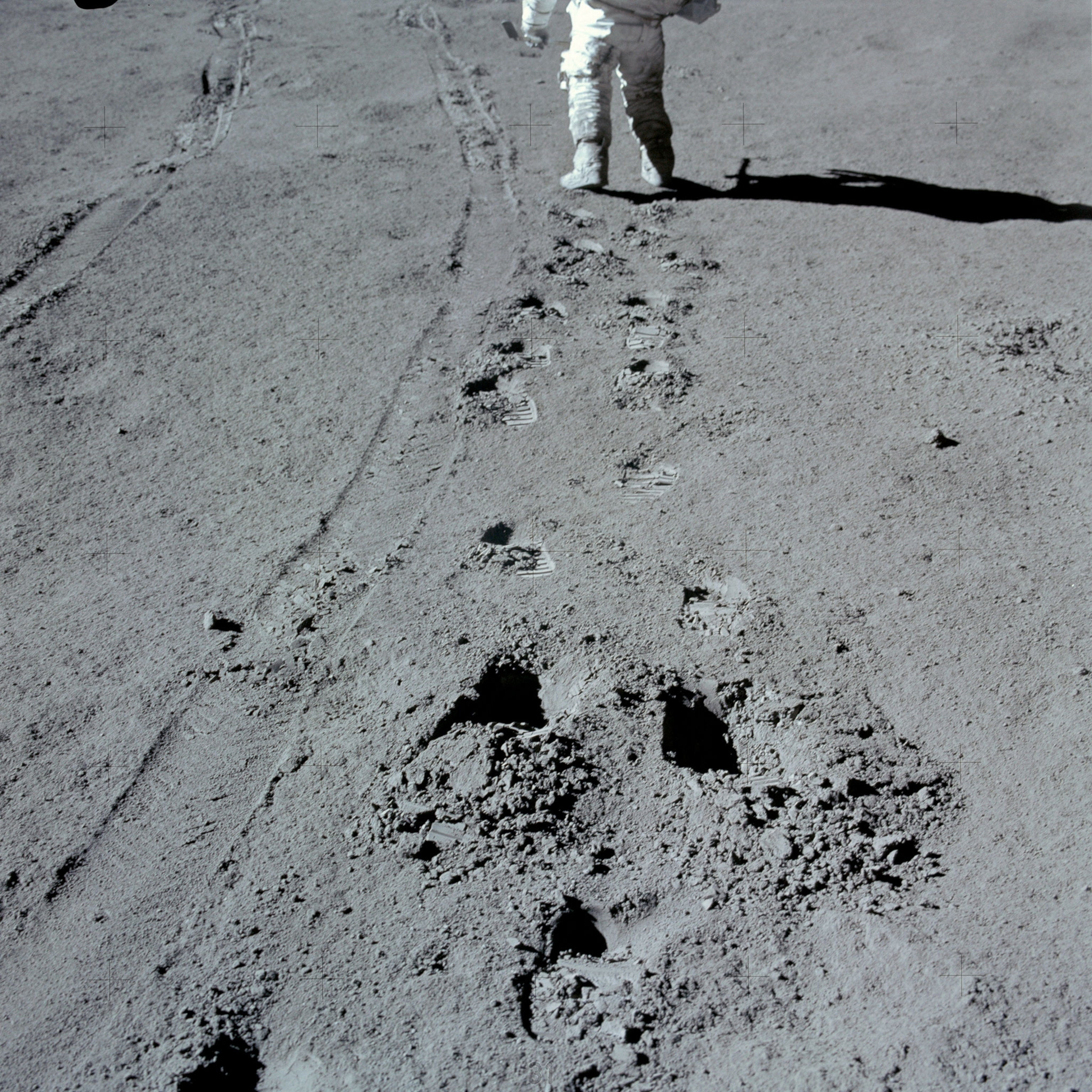 an astronaut on the moon