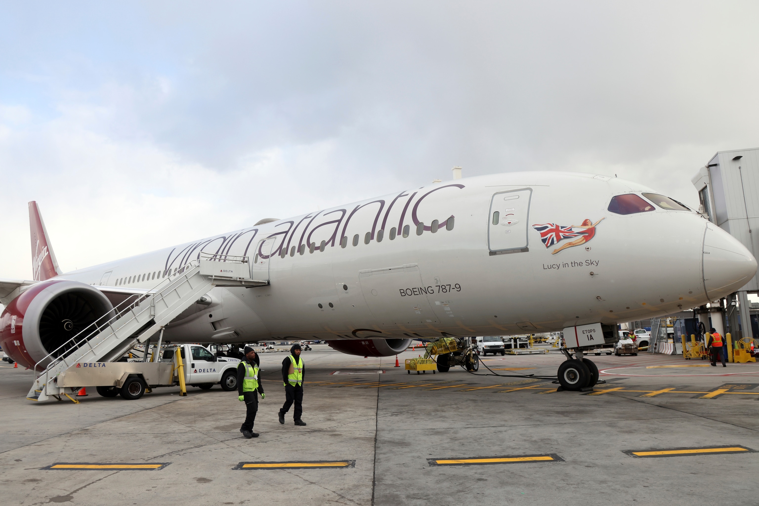 a plane on a tarmac