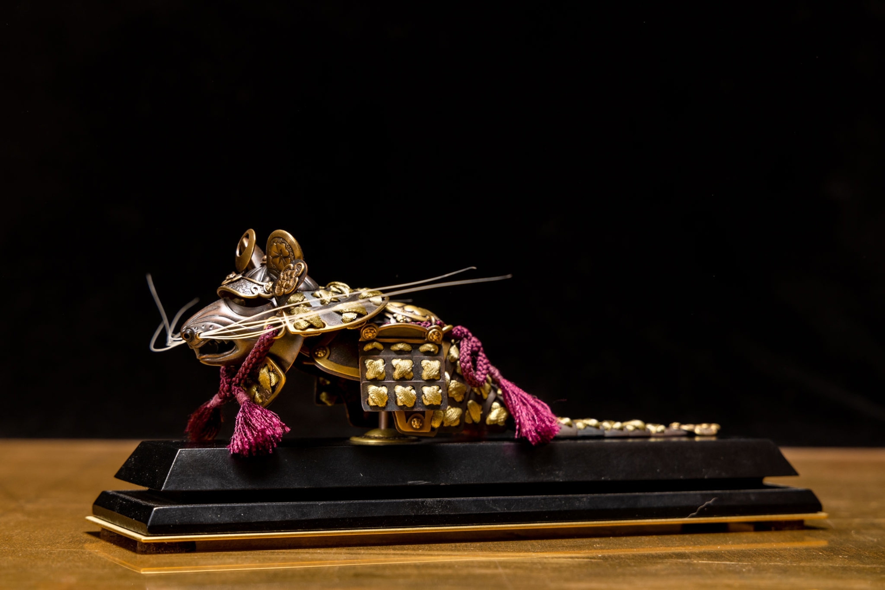 custom mouse armor on display