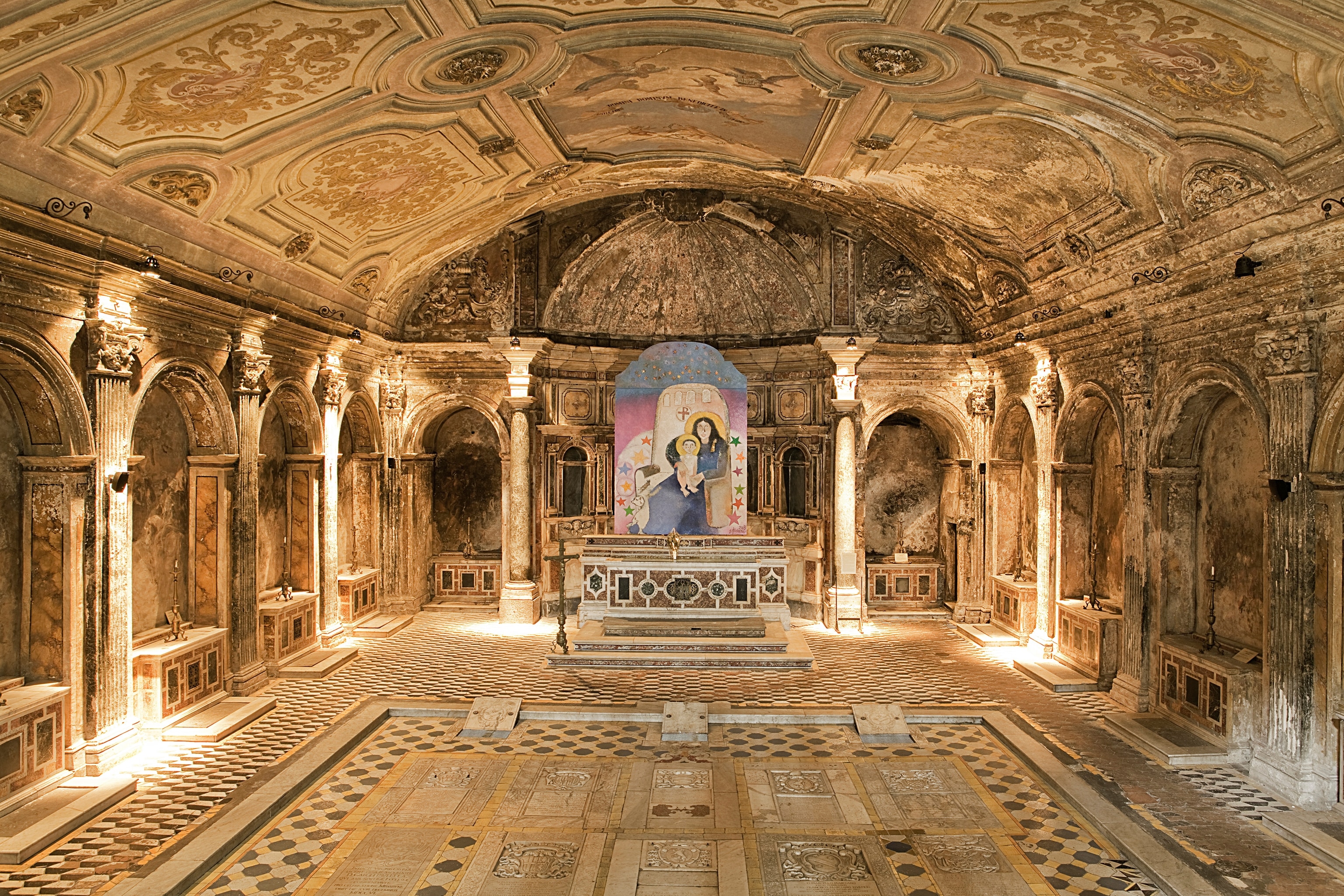 San Gaudioso's catacomb situated in the subsoil