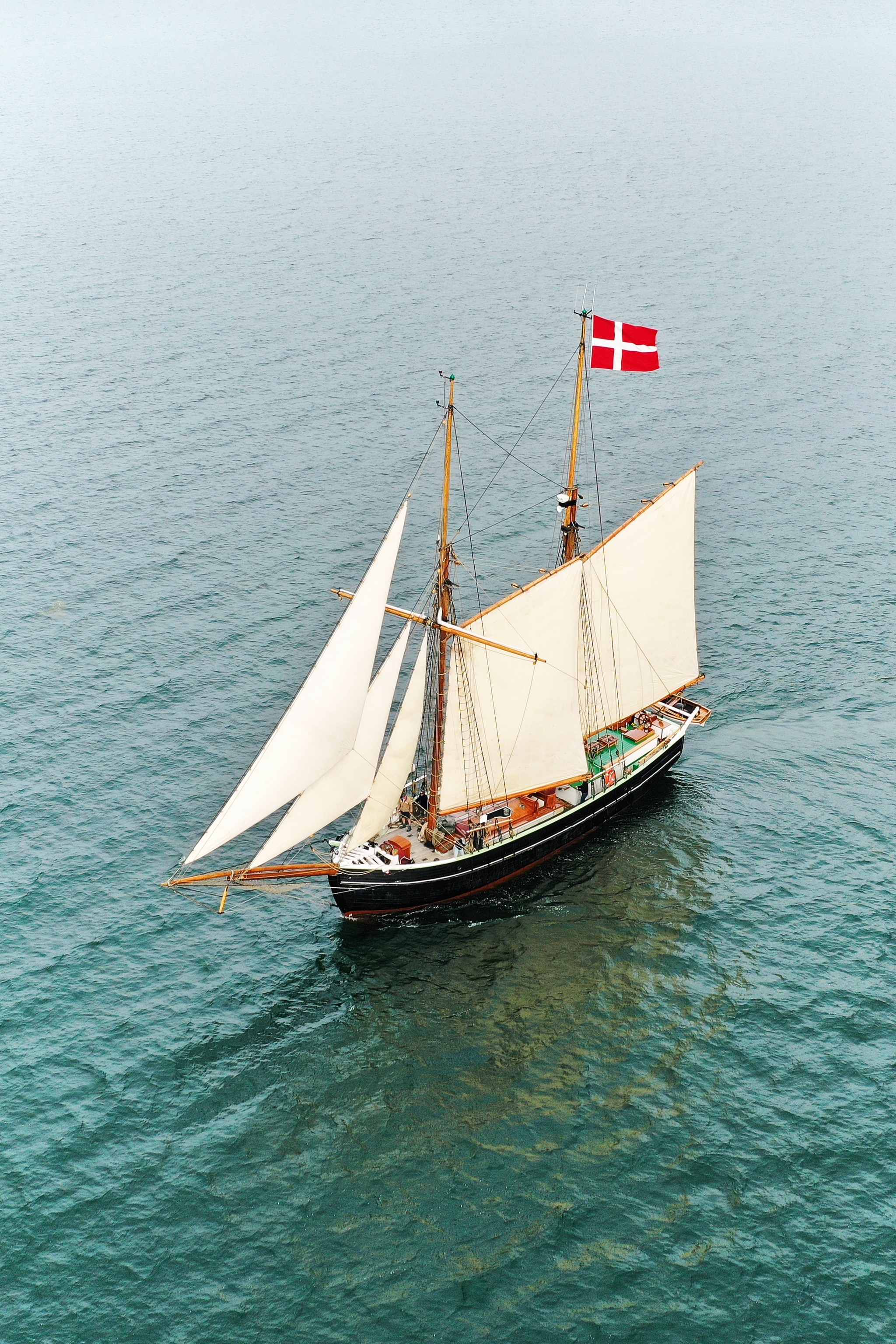 denmark ship at sail