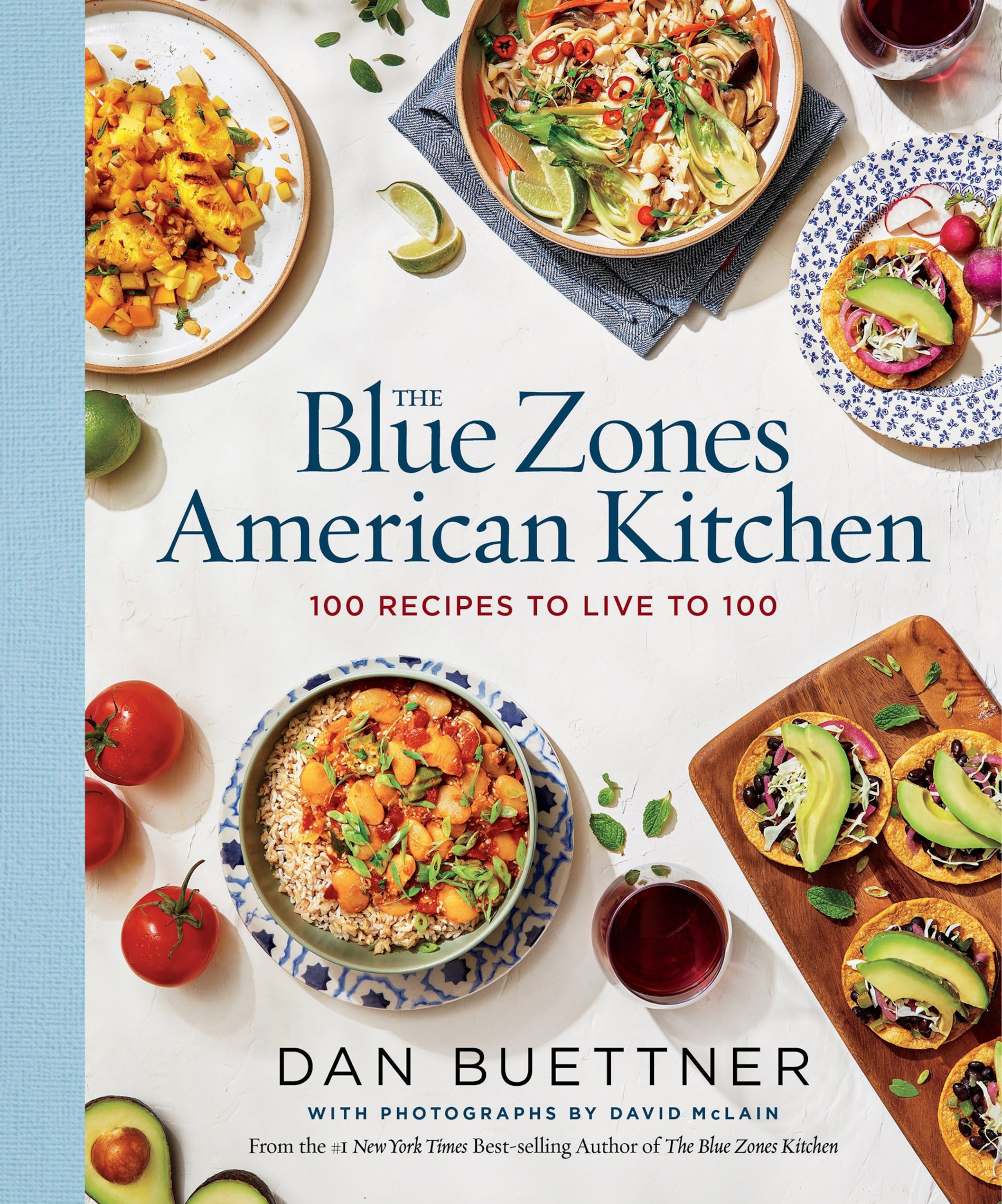 Picture of book cover with different dishes.