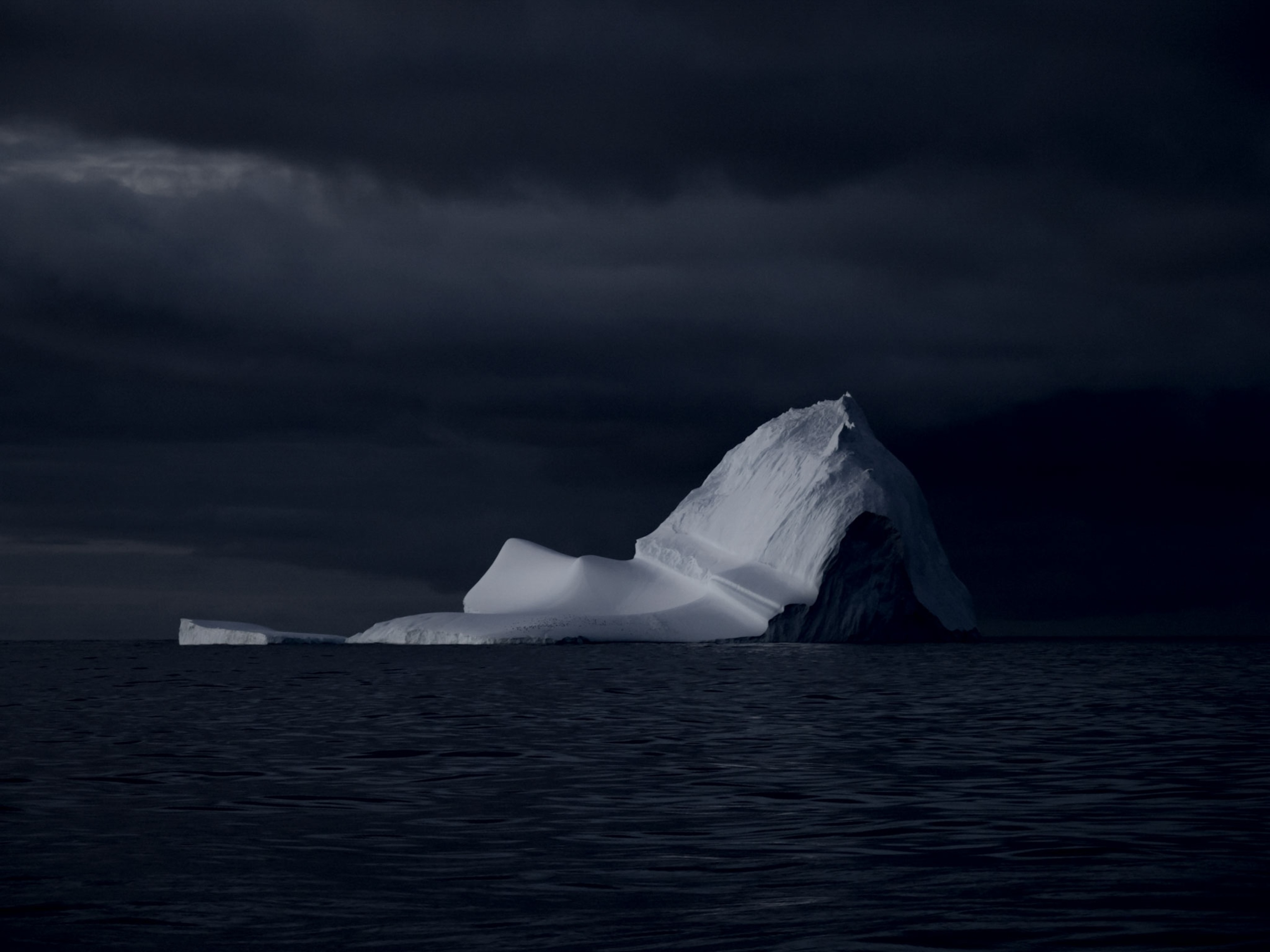 a glacier in Antarctica