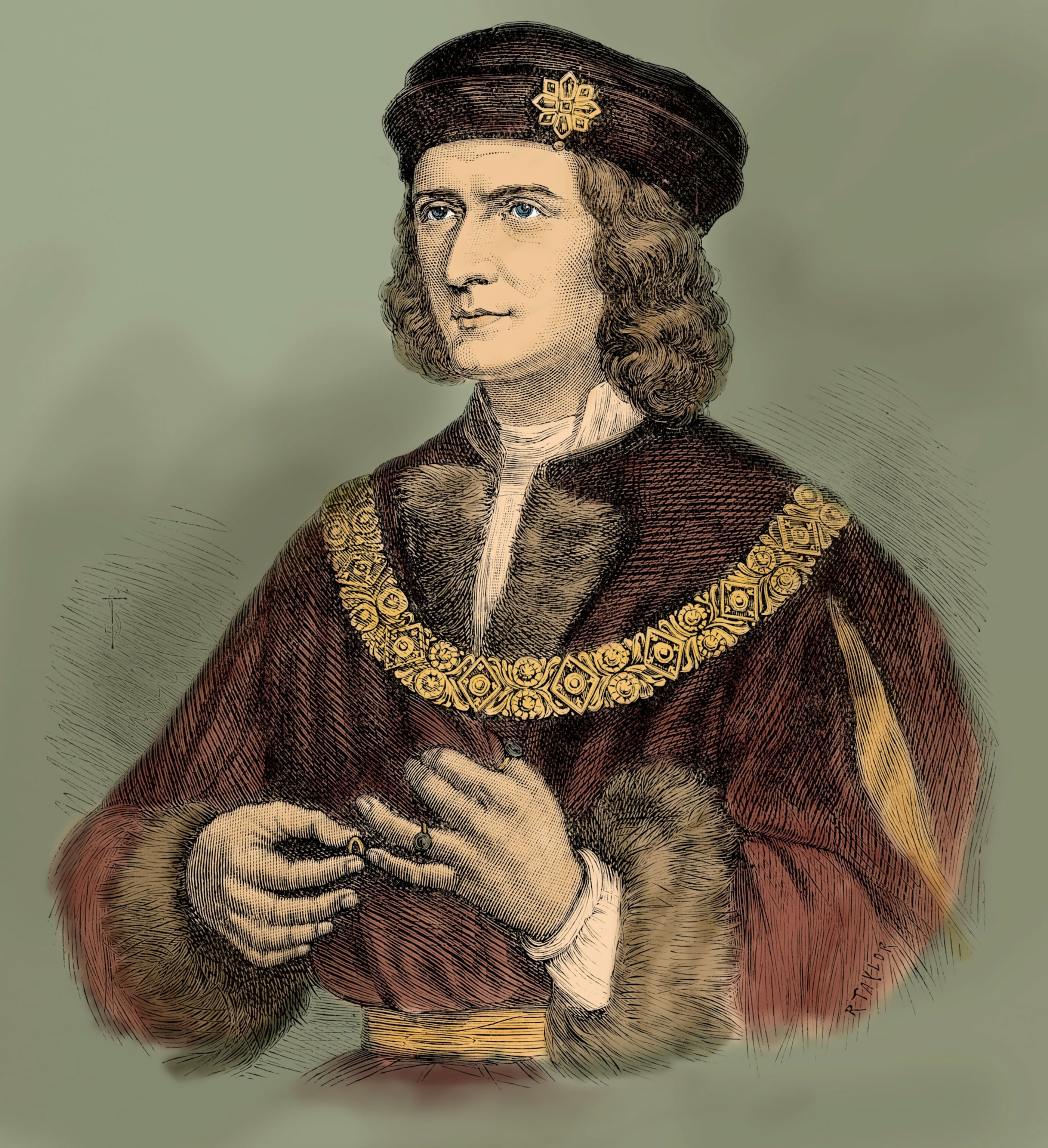 Etching of Richard III