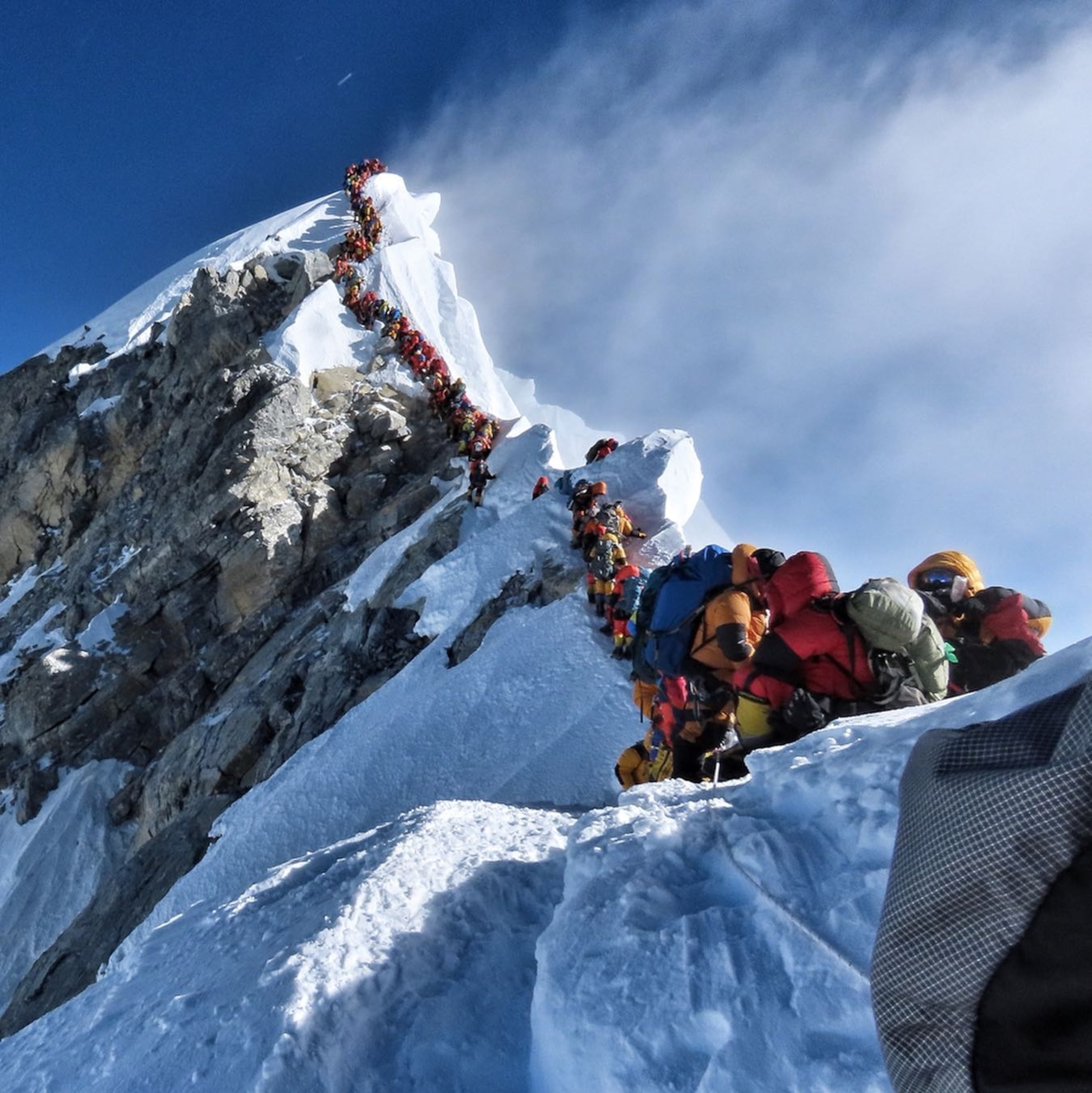 mountaineer Nirmal Purja Magar in the Himalayas
