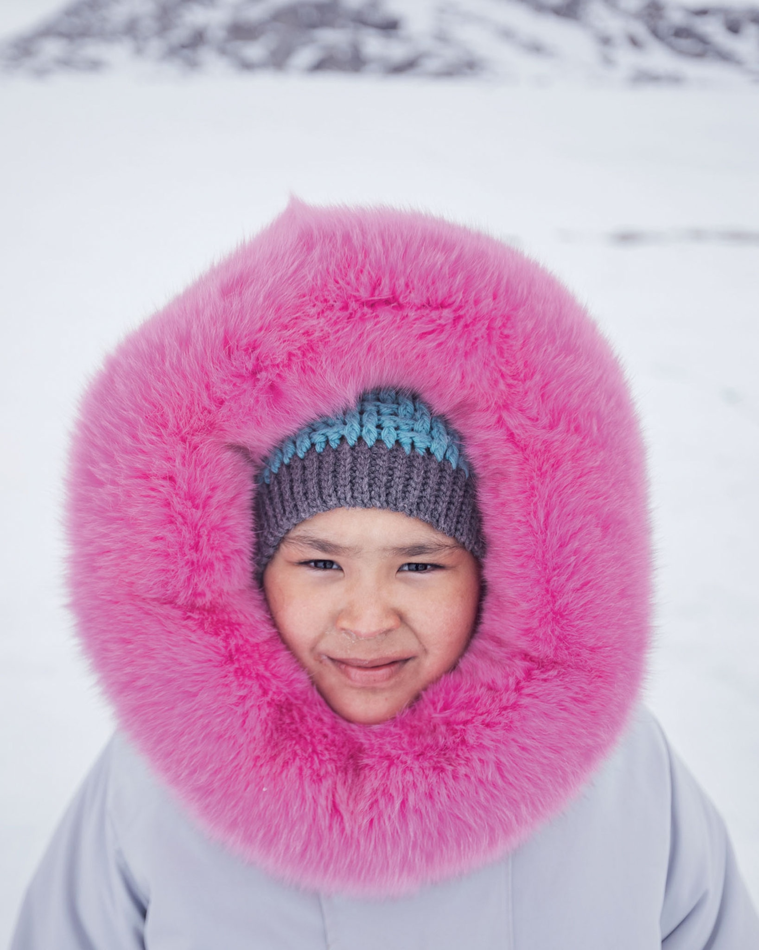 a person on a camping trip in the Canadian High Arctic