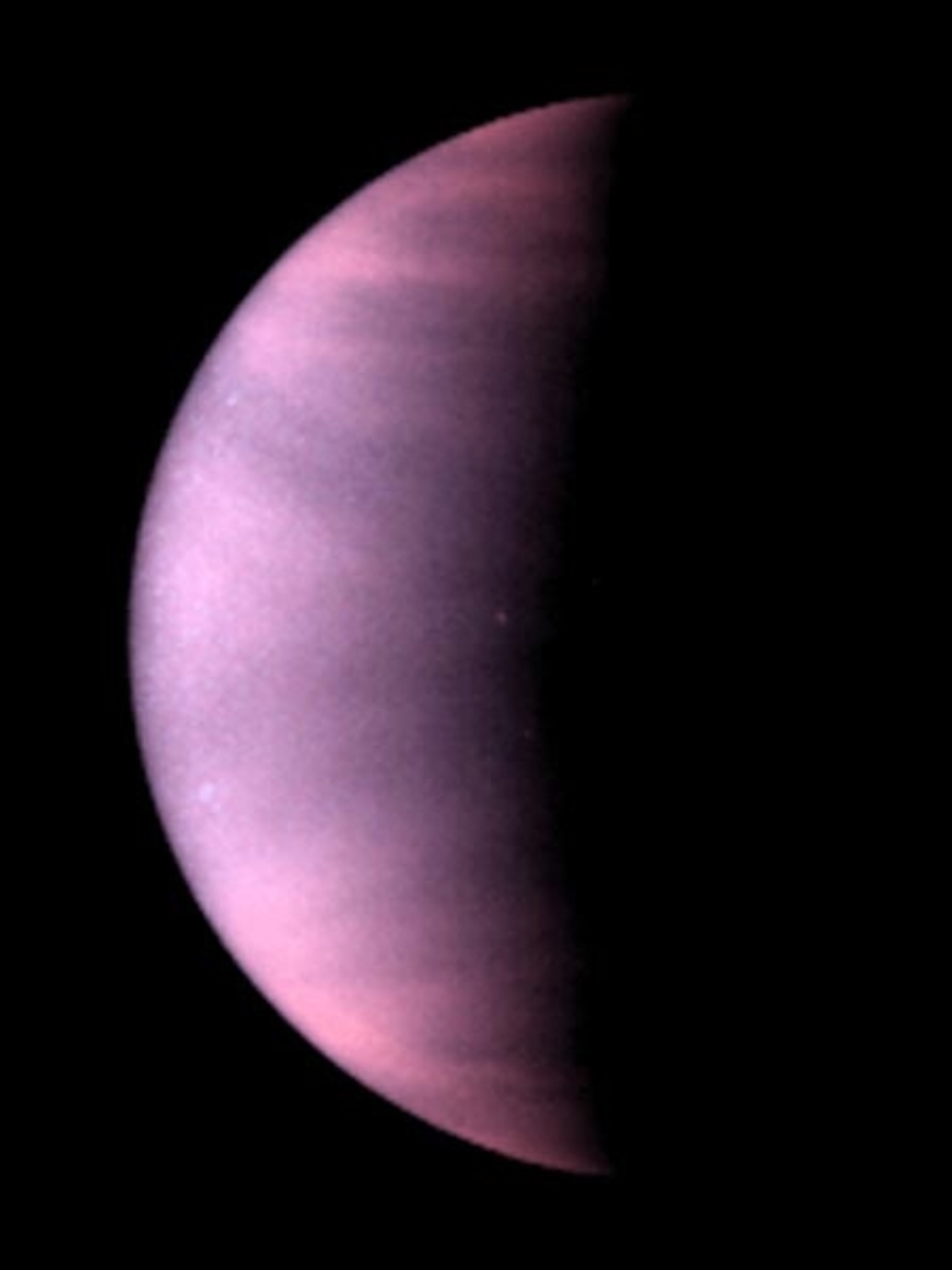 Venus in half-shadow