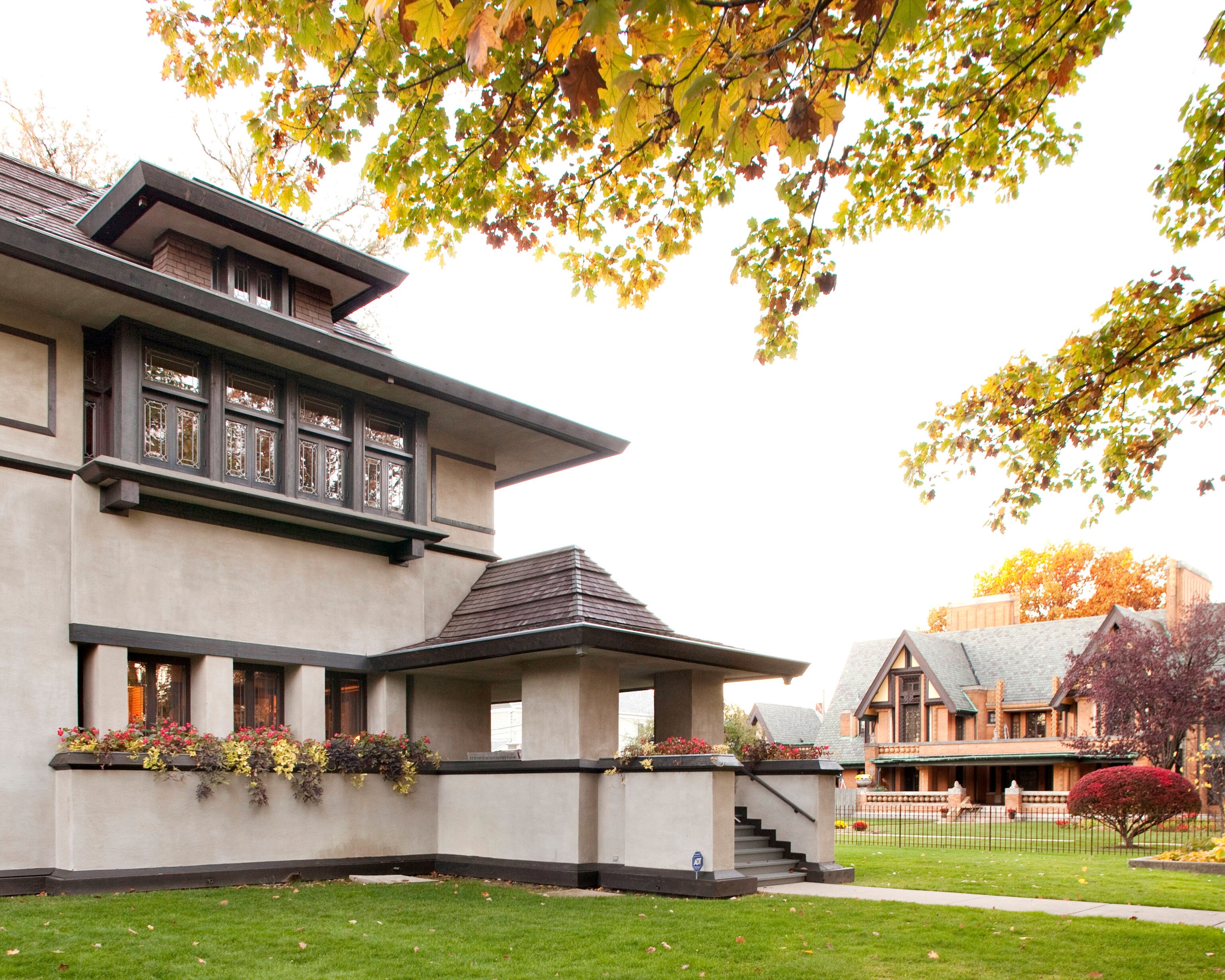 Frank Lloyd Wright homes in Oak Park, Illinois.
