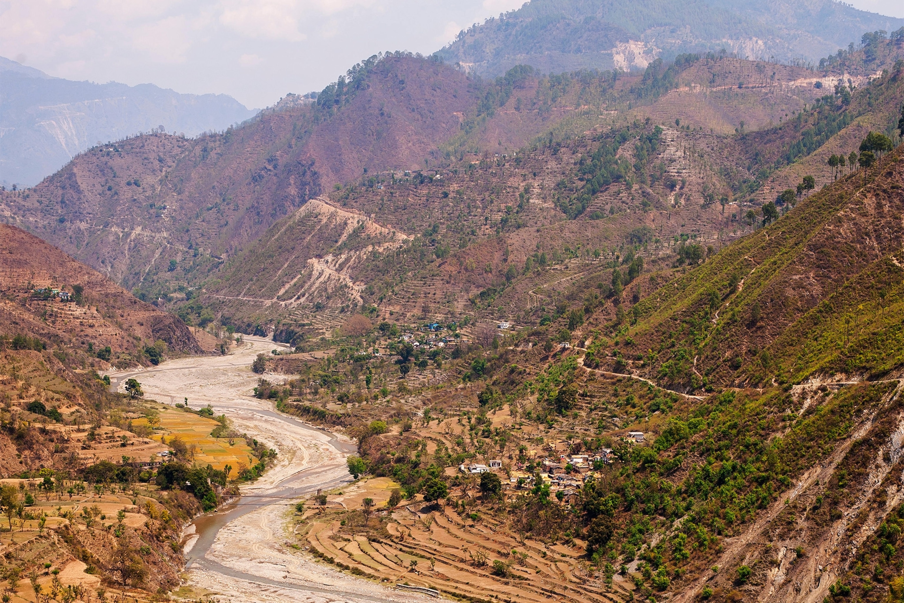 The Kumaon Hills of Uttarakhand, India