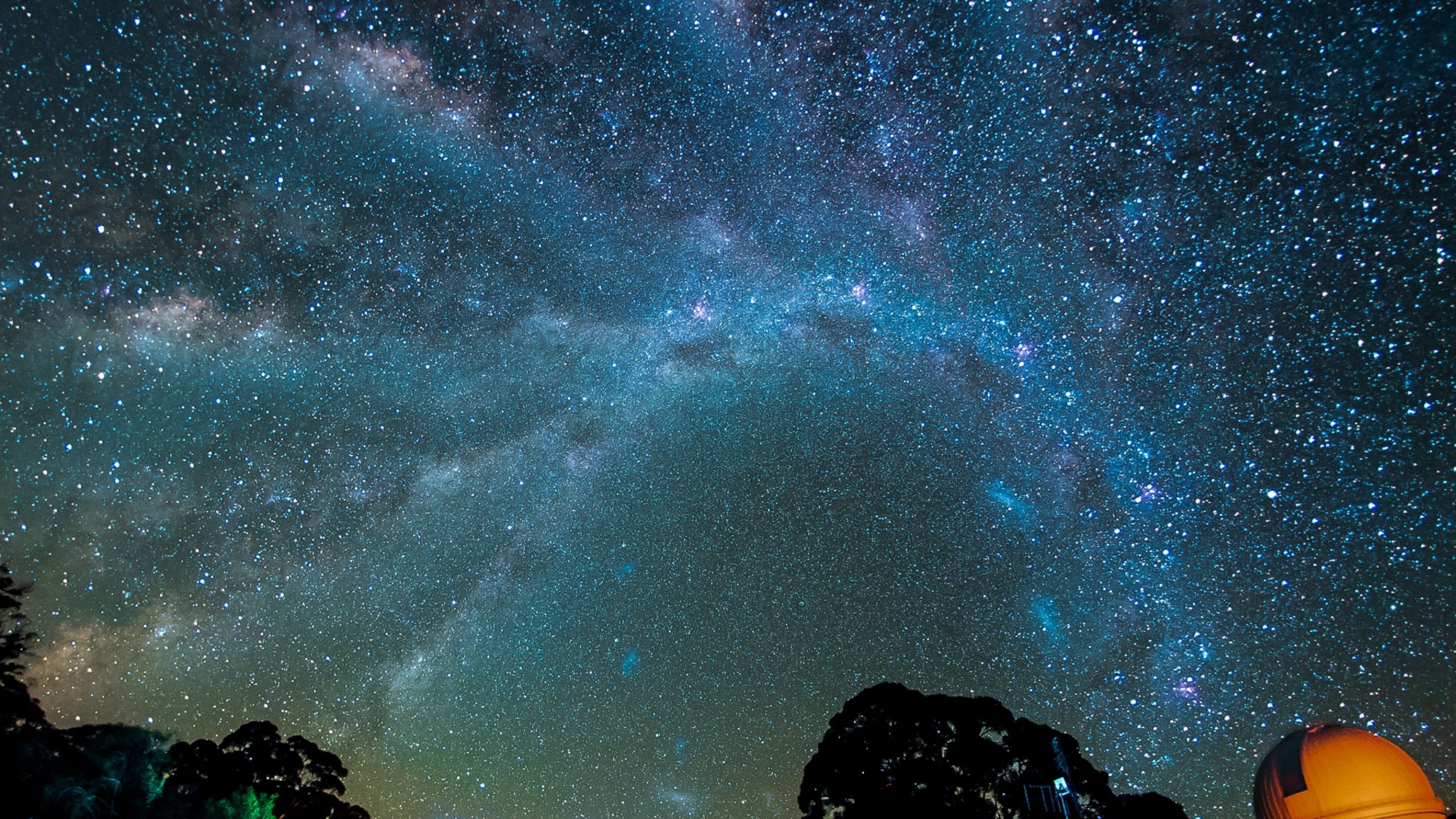 a star trail over southern Australia
