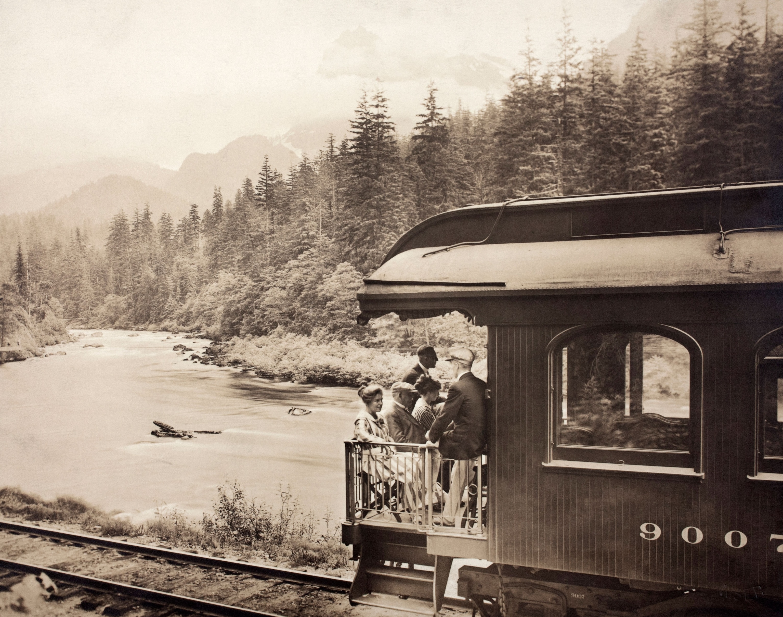 scenic train in Washington, United States