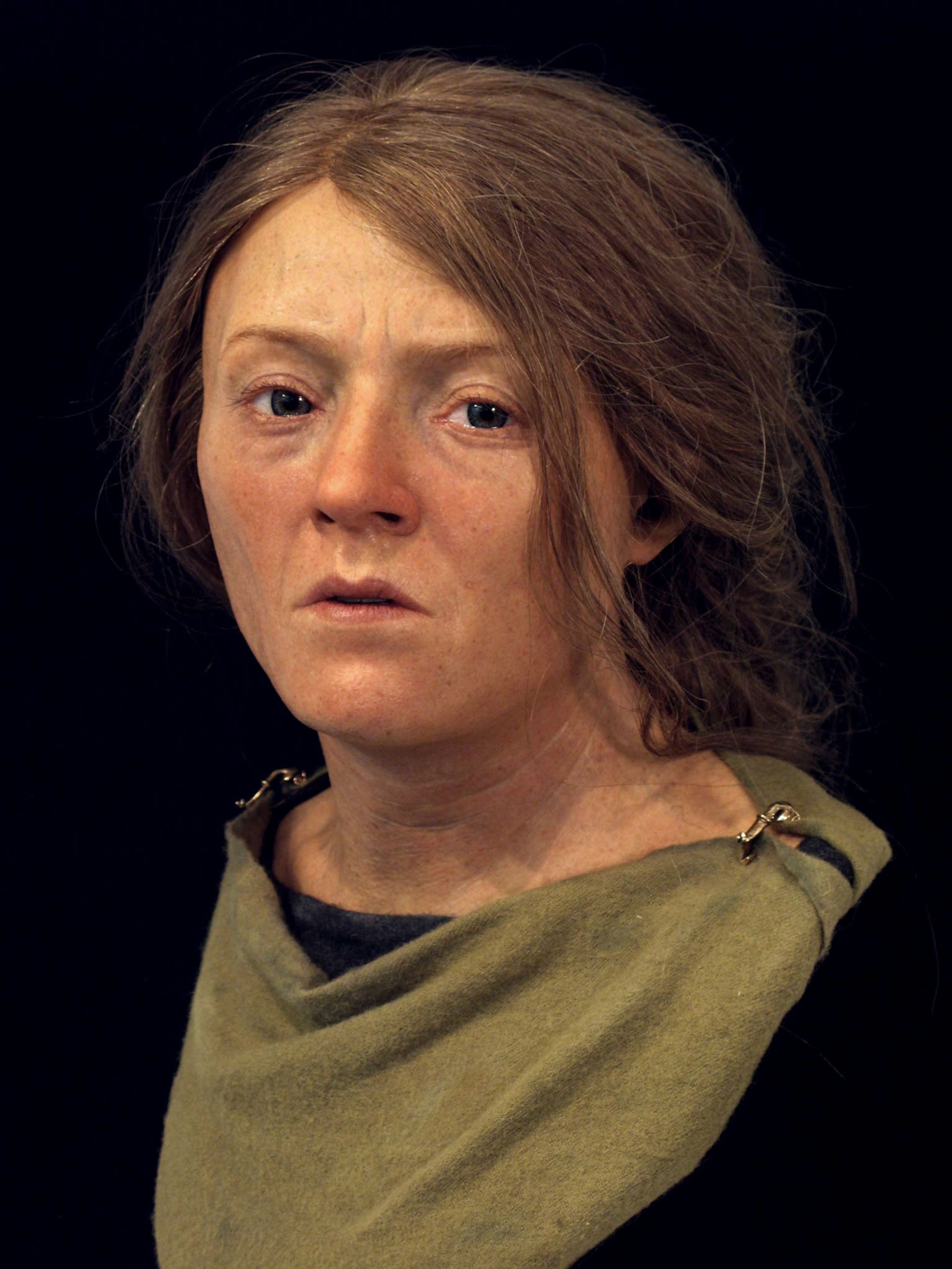 the facial construction of a woman from Sussex England