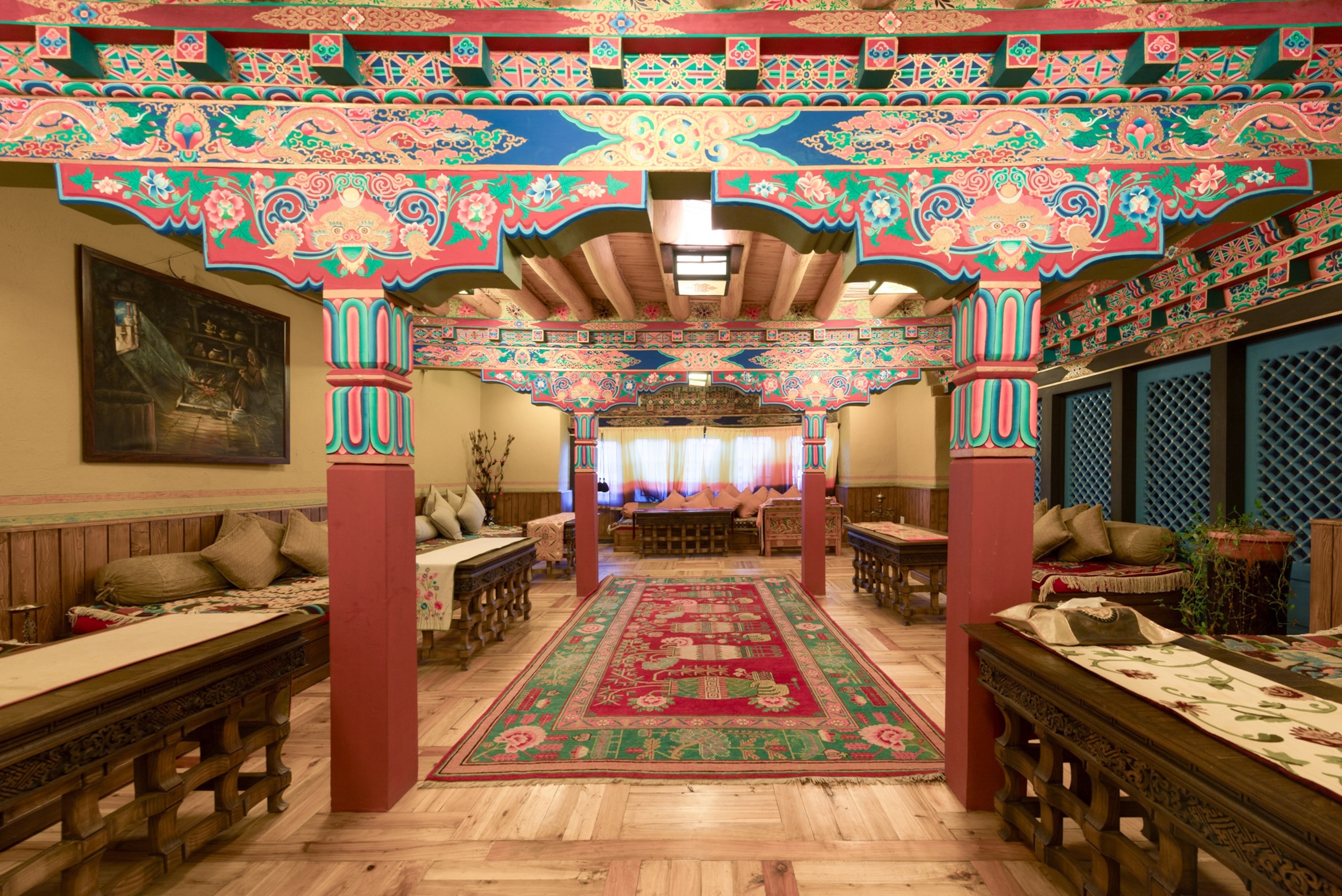 Dinning room at Stok Palace.