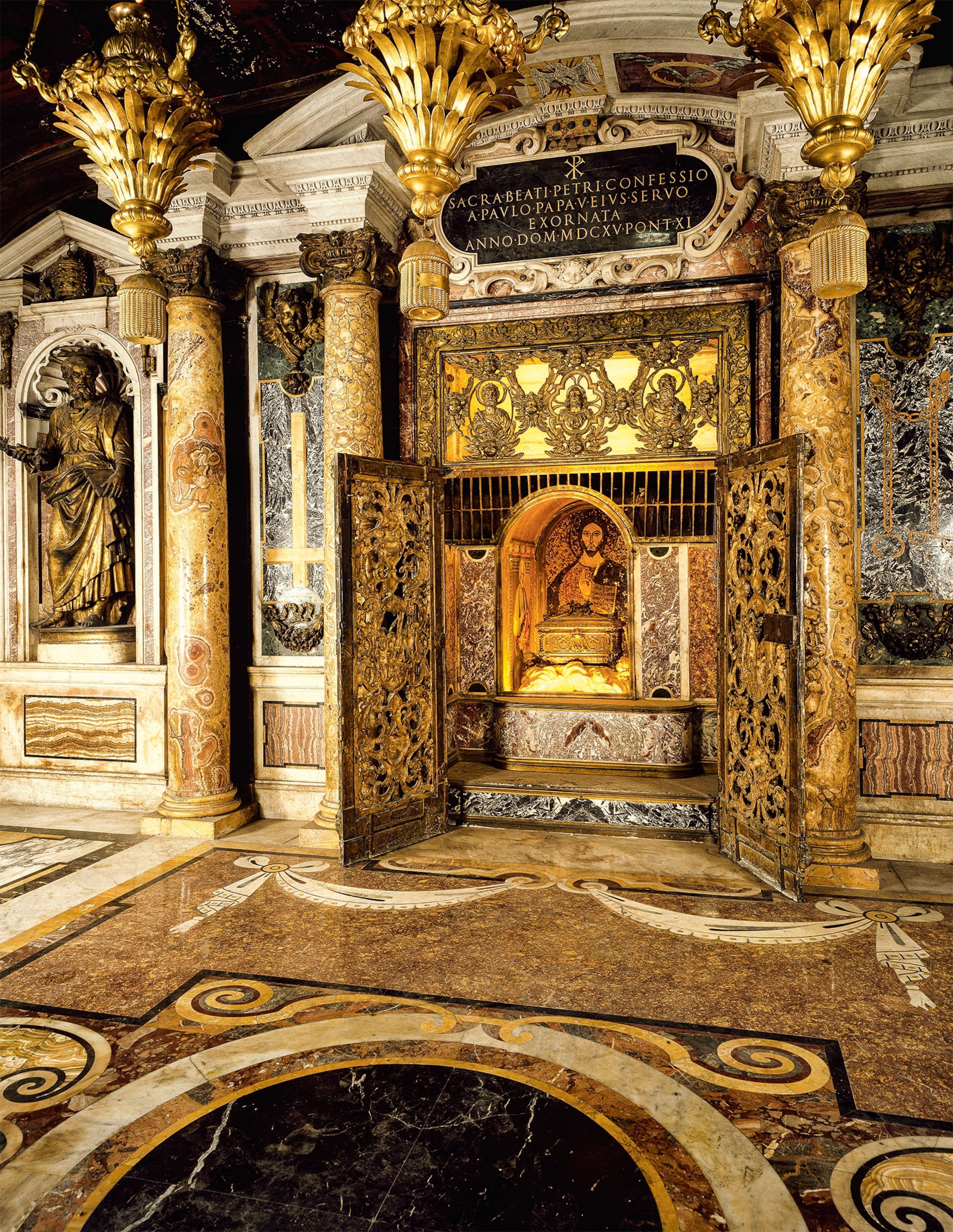 A photograph of the Trophy of Gaius, thought to mark the tomb of Peter