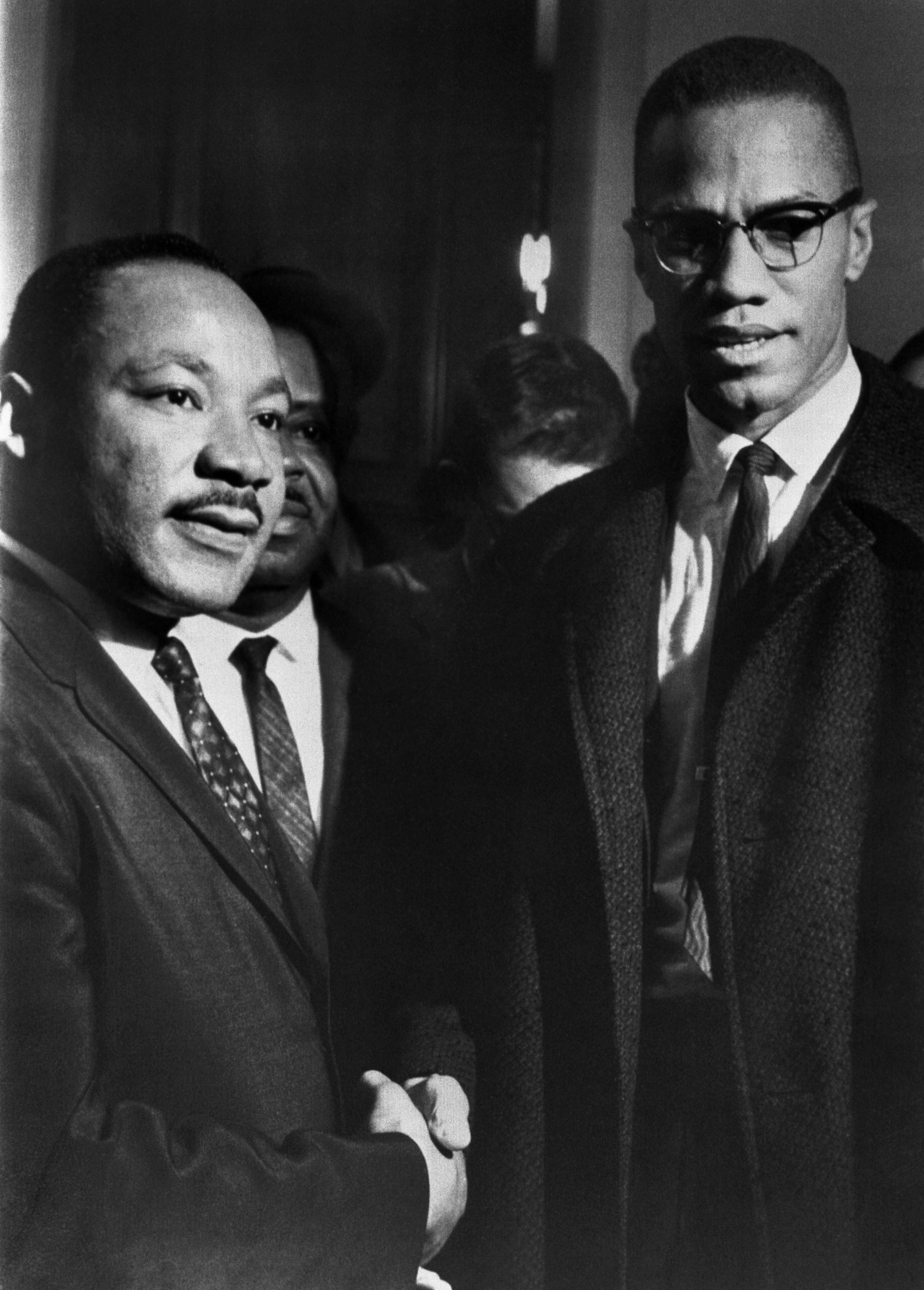 Martin Luther King Jr. and Malcolm X