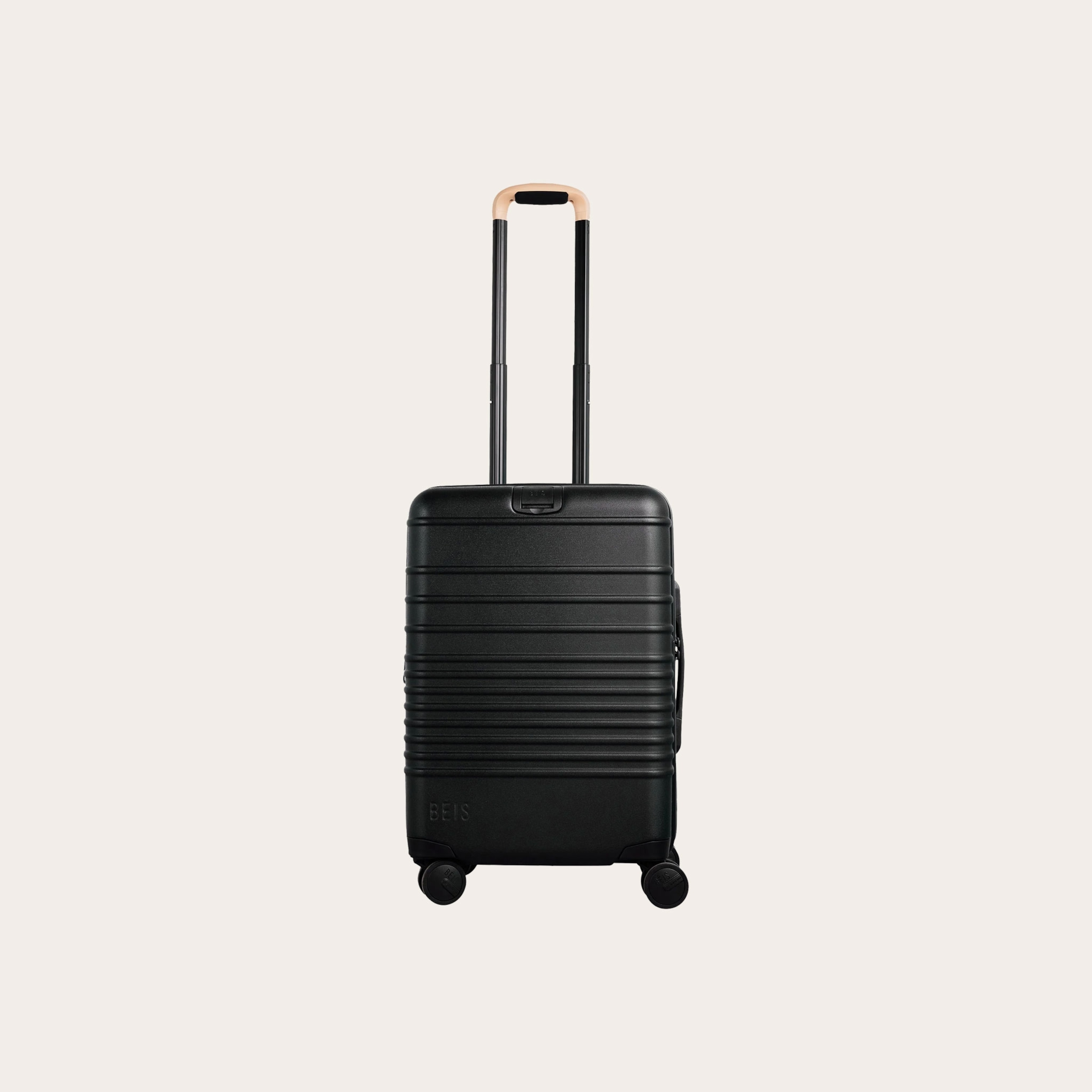 An image of rolling carry-on luggage.