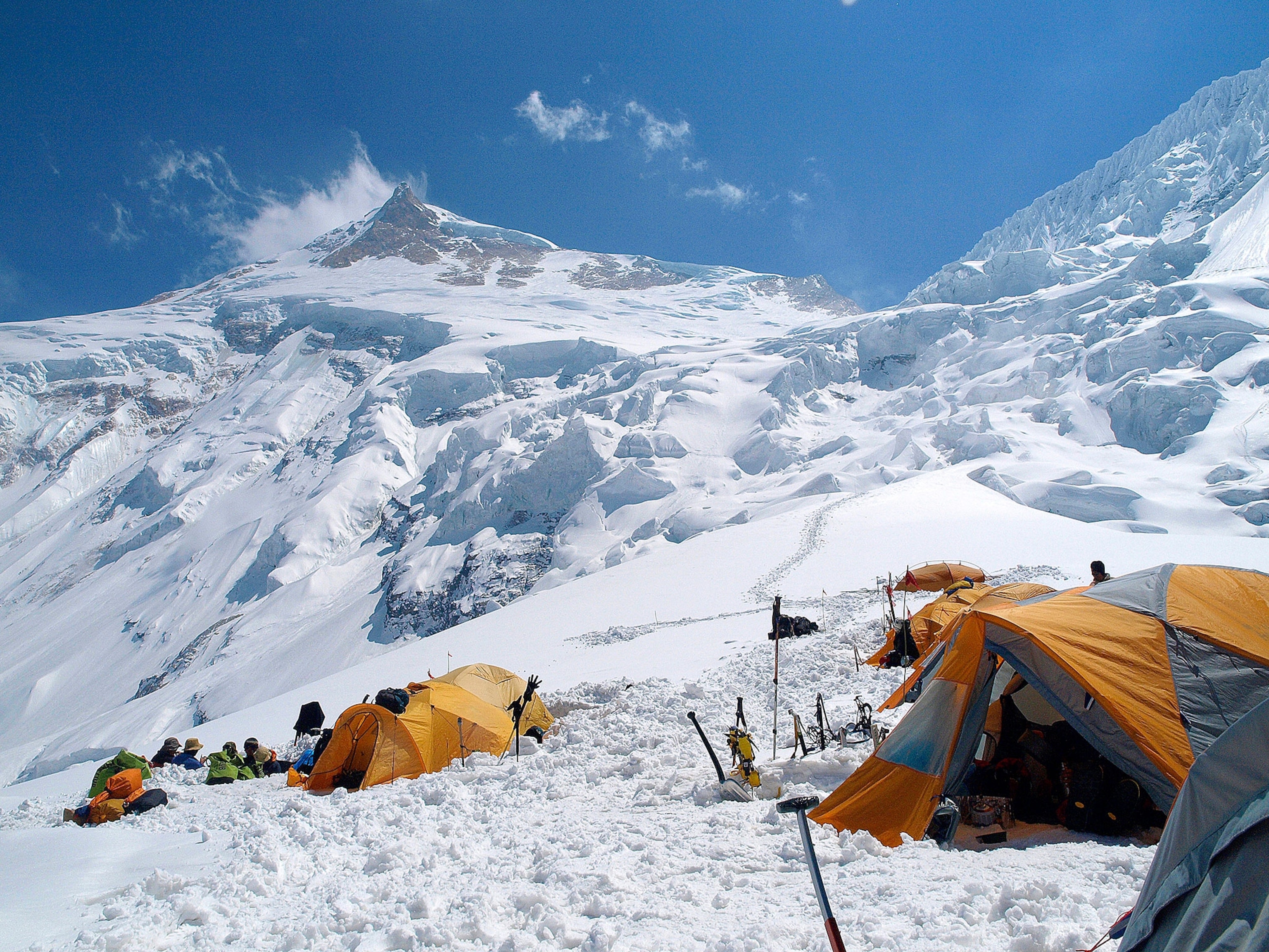Manaslu in winter