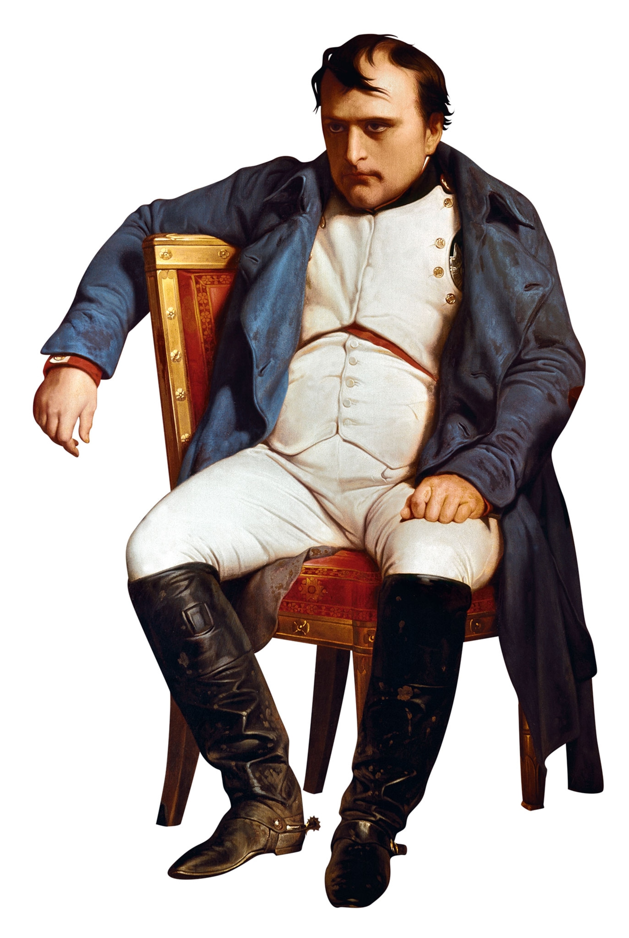A painting of Napoleon after losing Paris