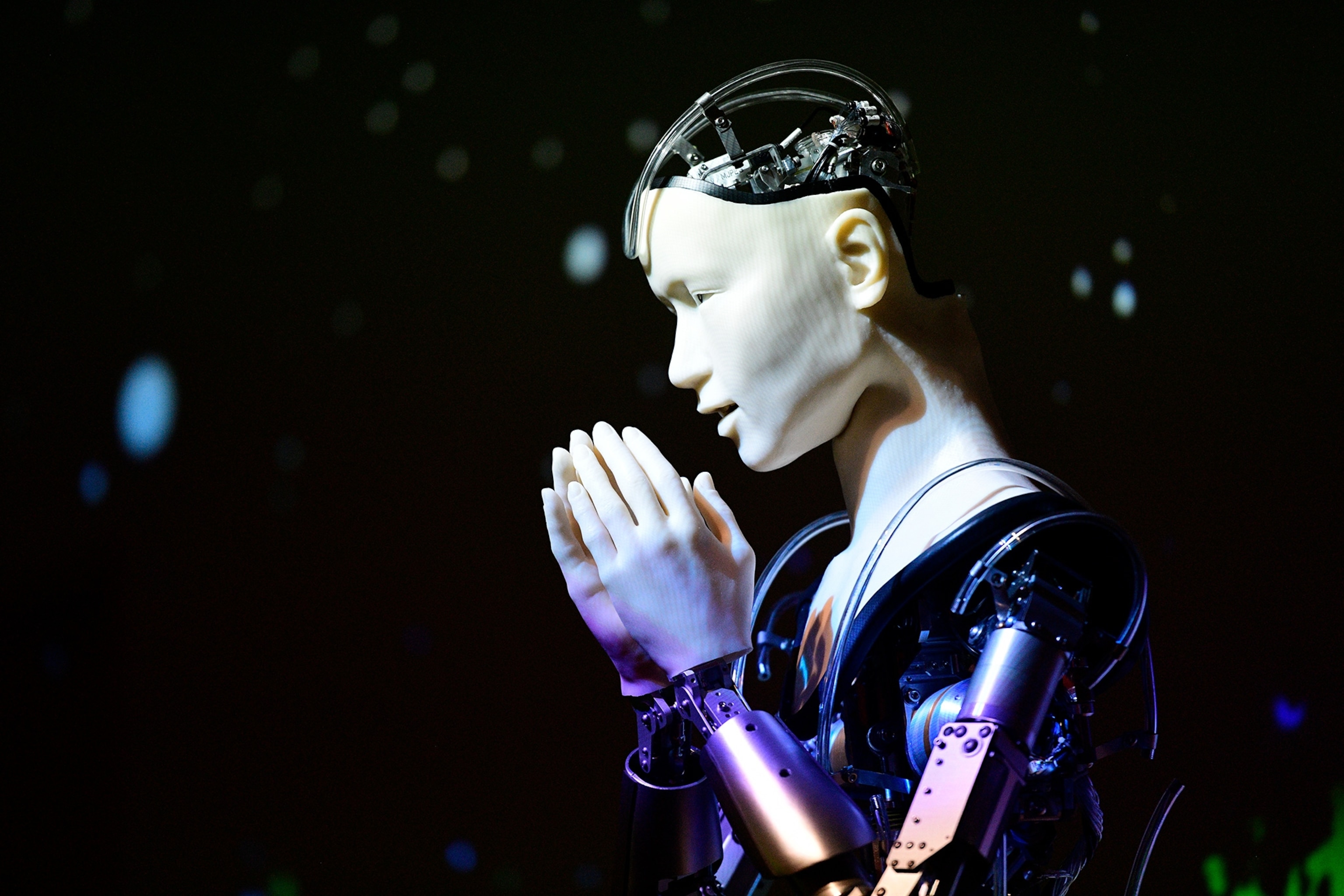 The Mindar android was created for the Kodaiji Temple in Kyoto, Japan, to teach those visiting the sanctuary about Buddhism.
