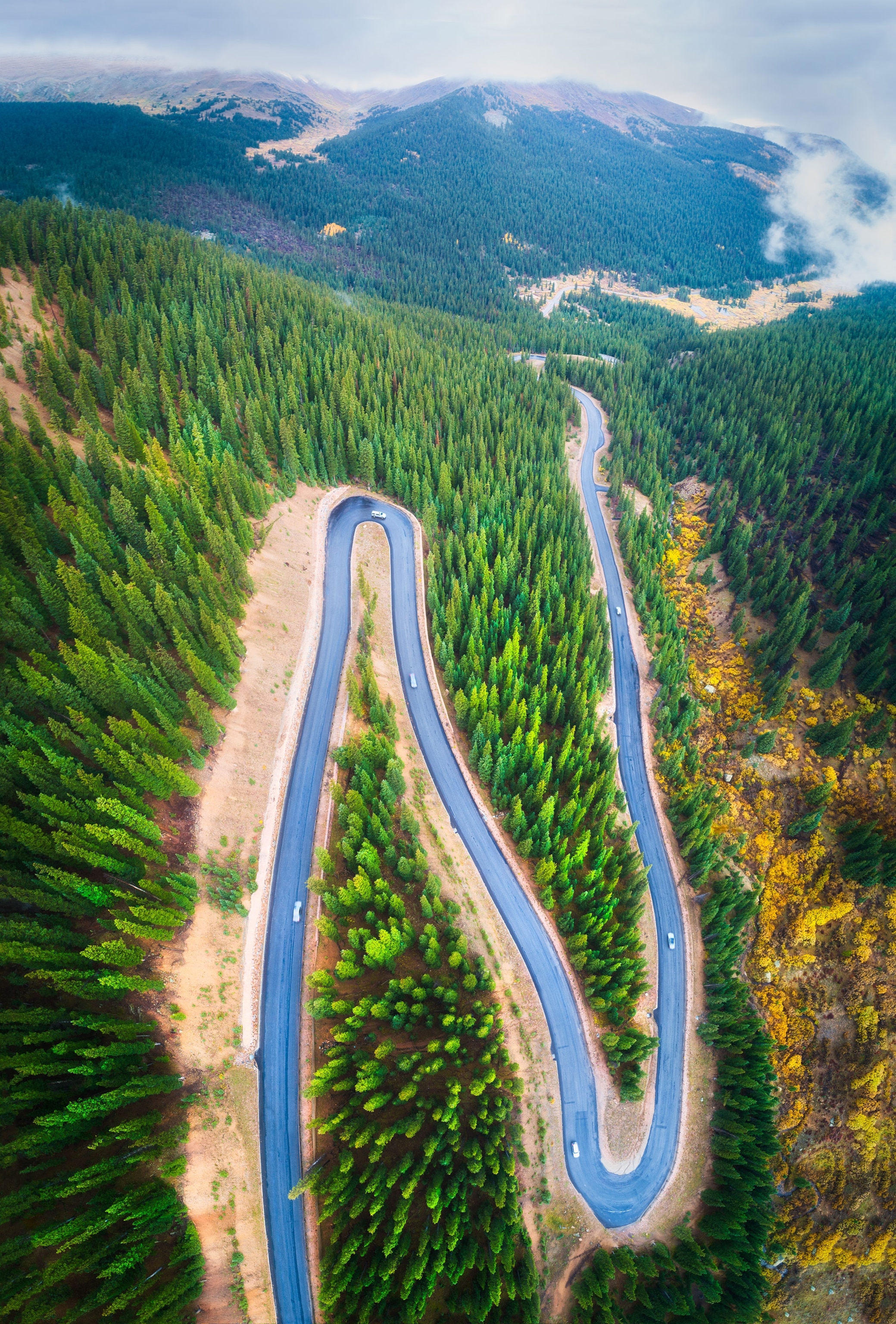 a mountain pass in Colorado