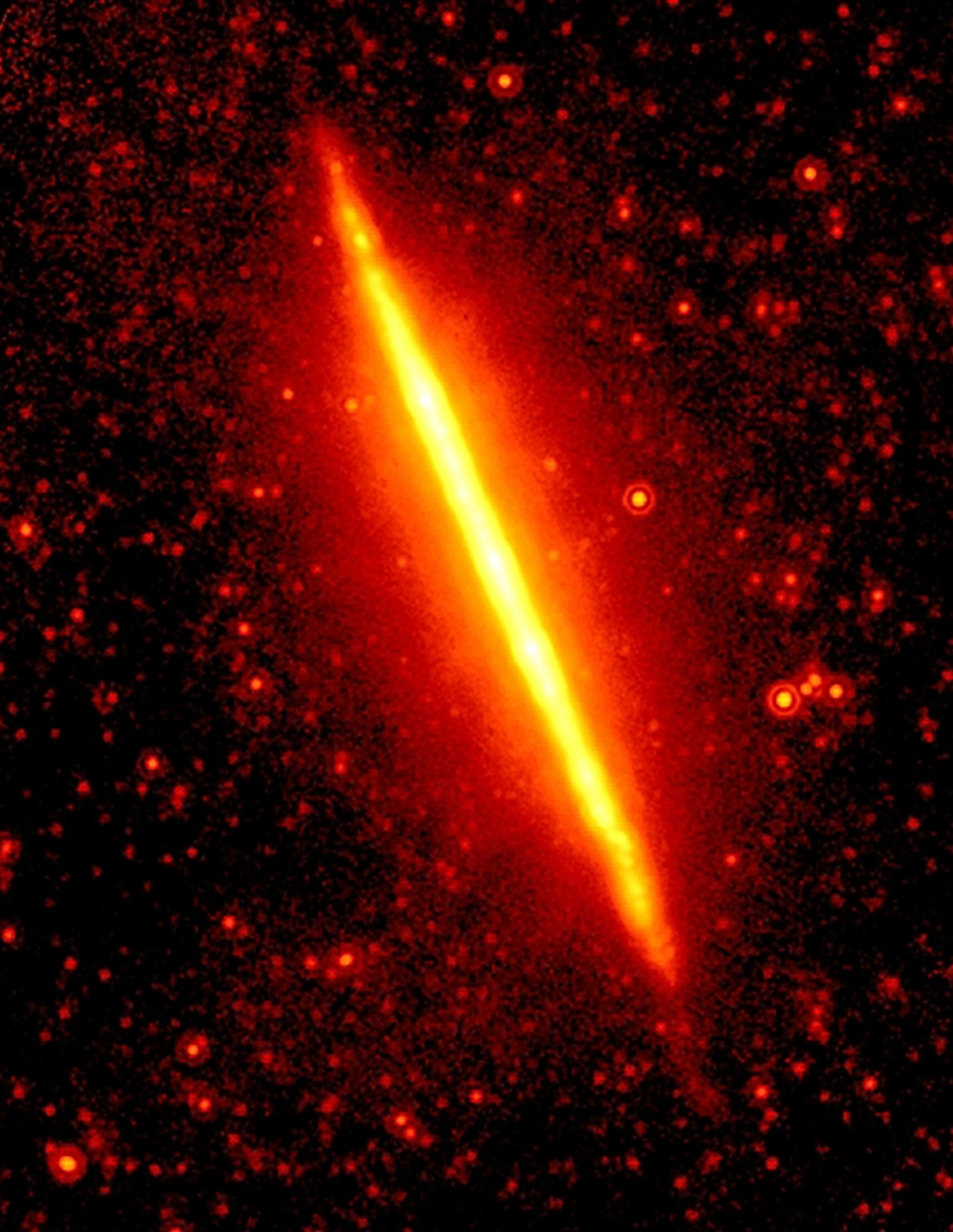 Galaxy picture: infrared view of the galaxy NGC 891