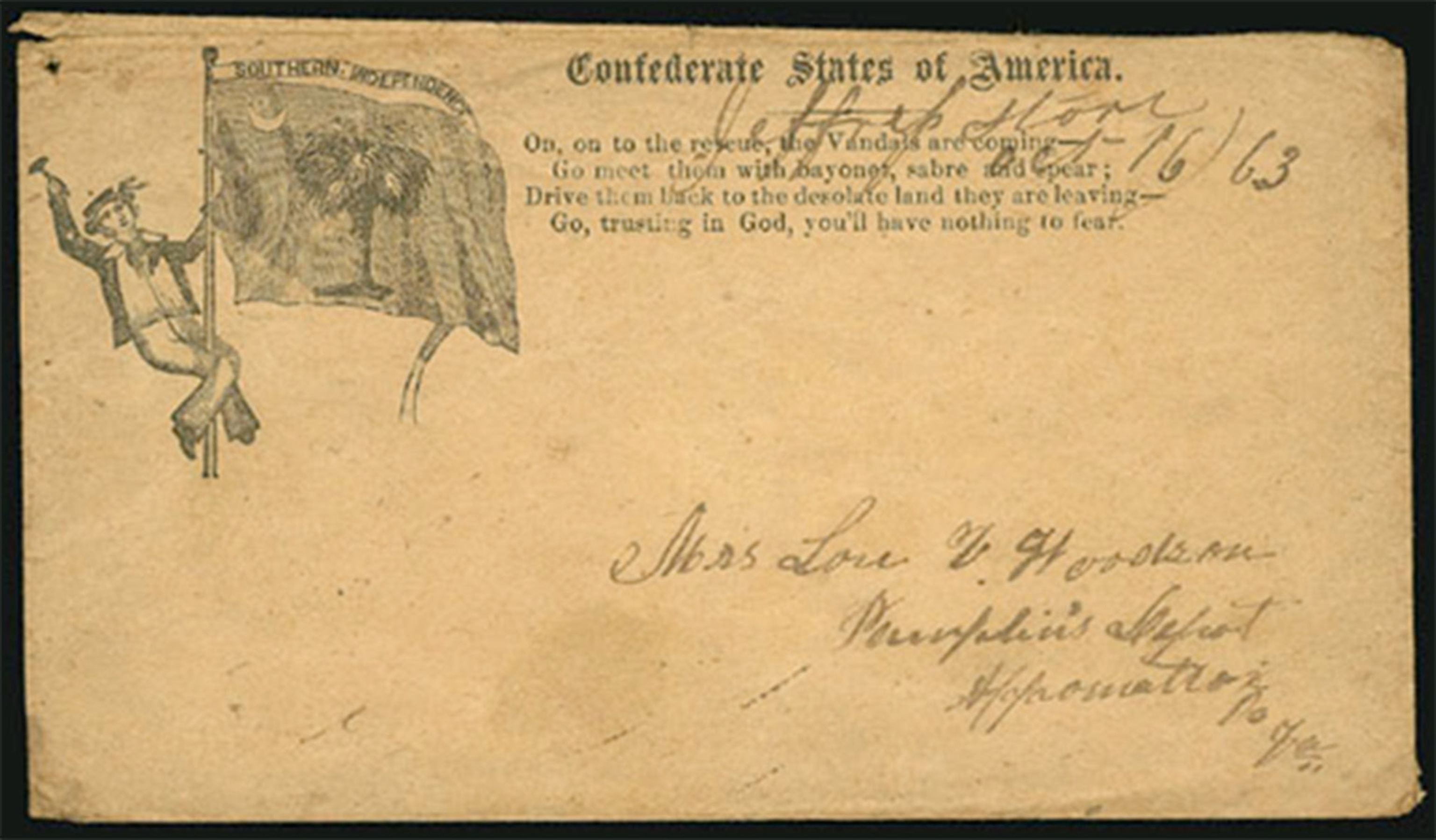 stationary from the Civil War era