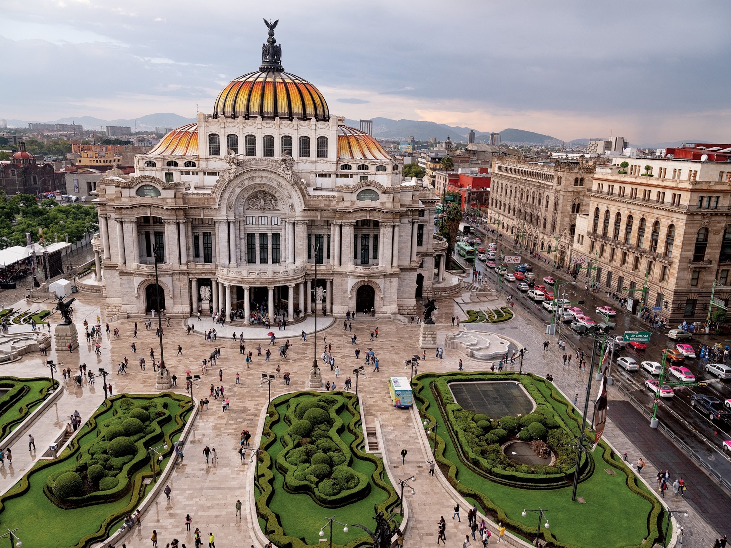 the Palacio de Bellas Artes in Mexico City, Mexico