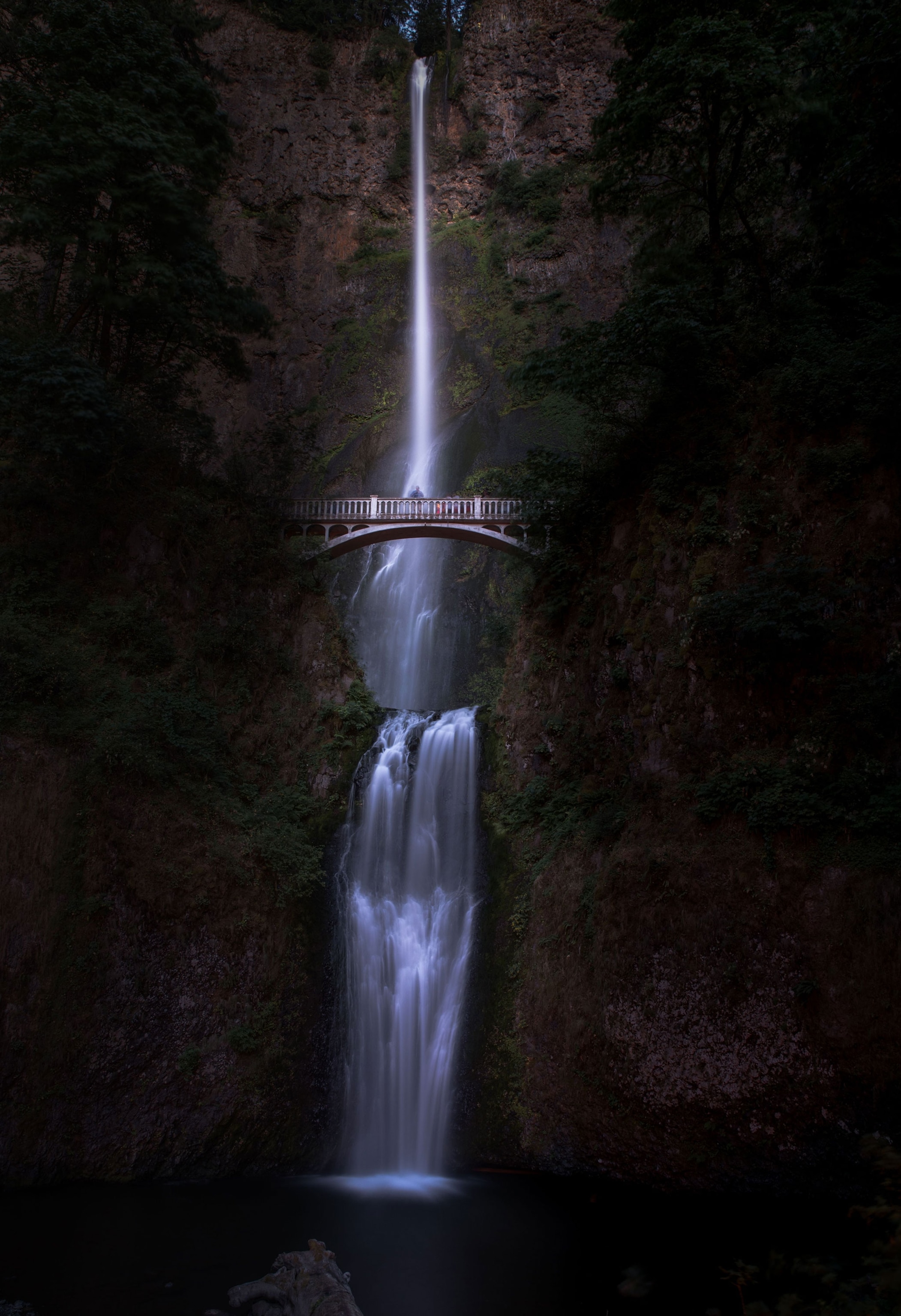a waterfall