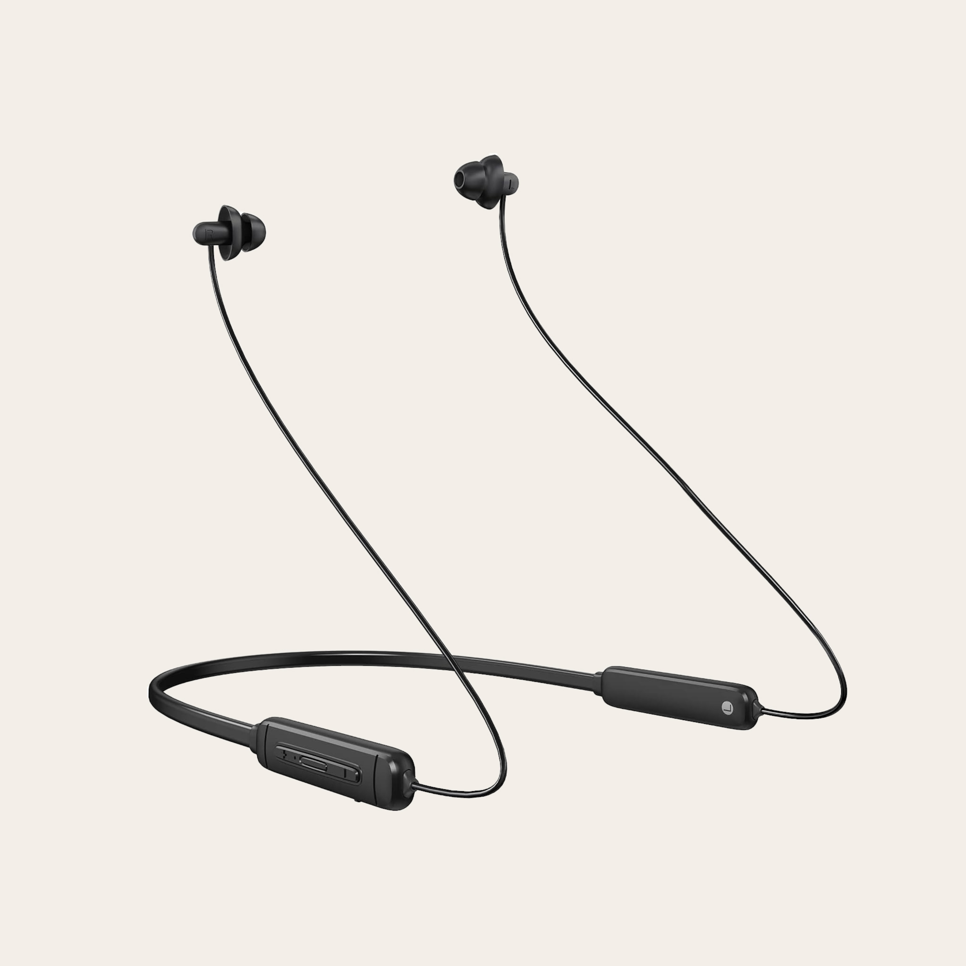 A pair of black Hearprotek headphones