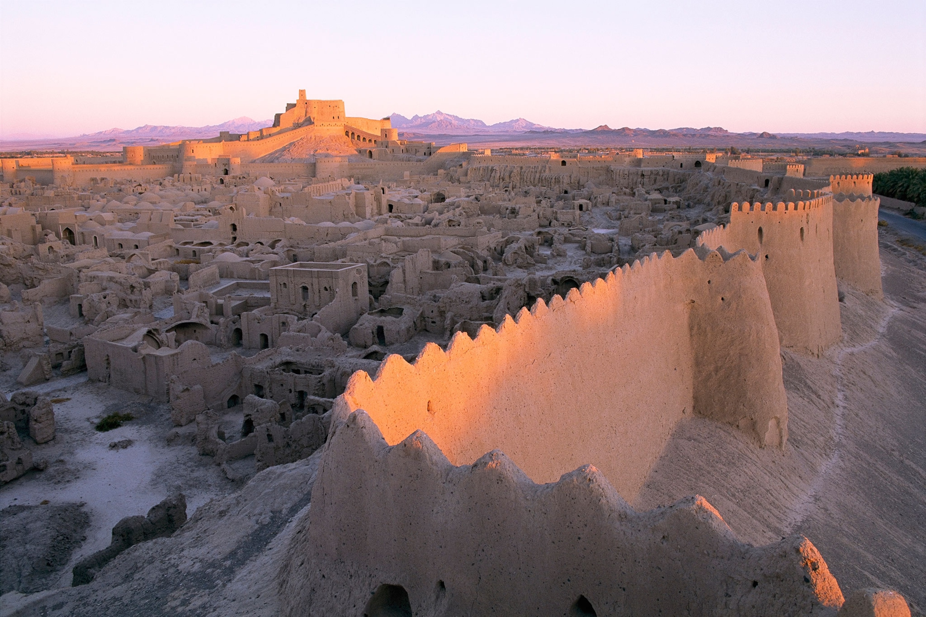 a the citadel in Bam, Iran