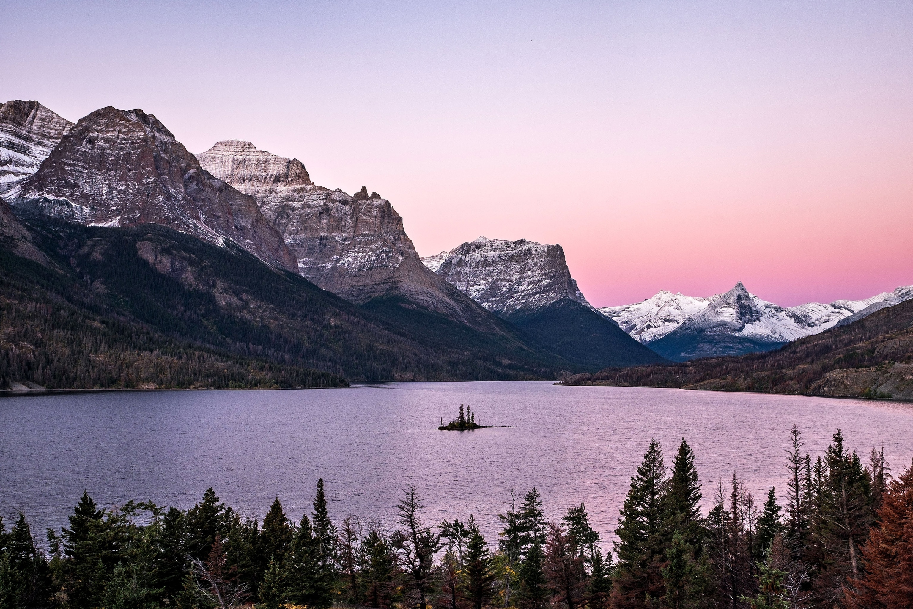St. Mary Lake in Glacier National Park, Montana