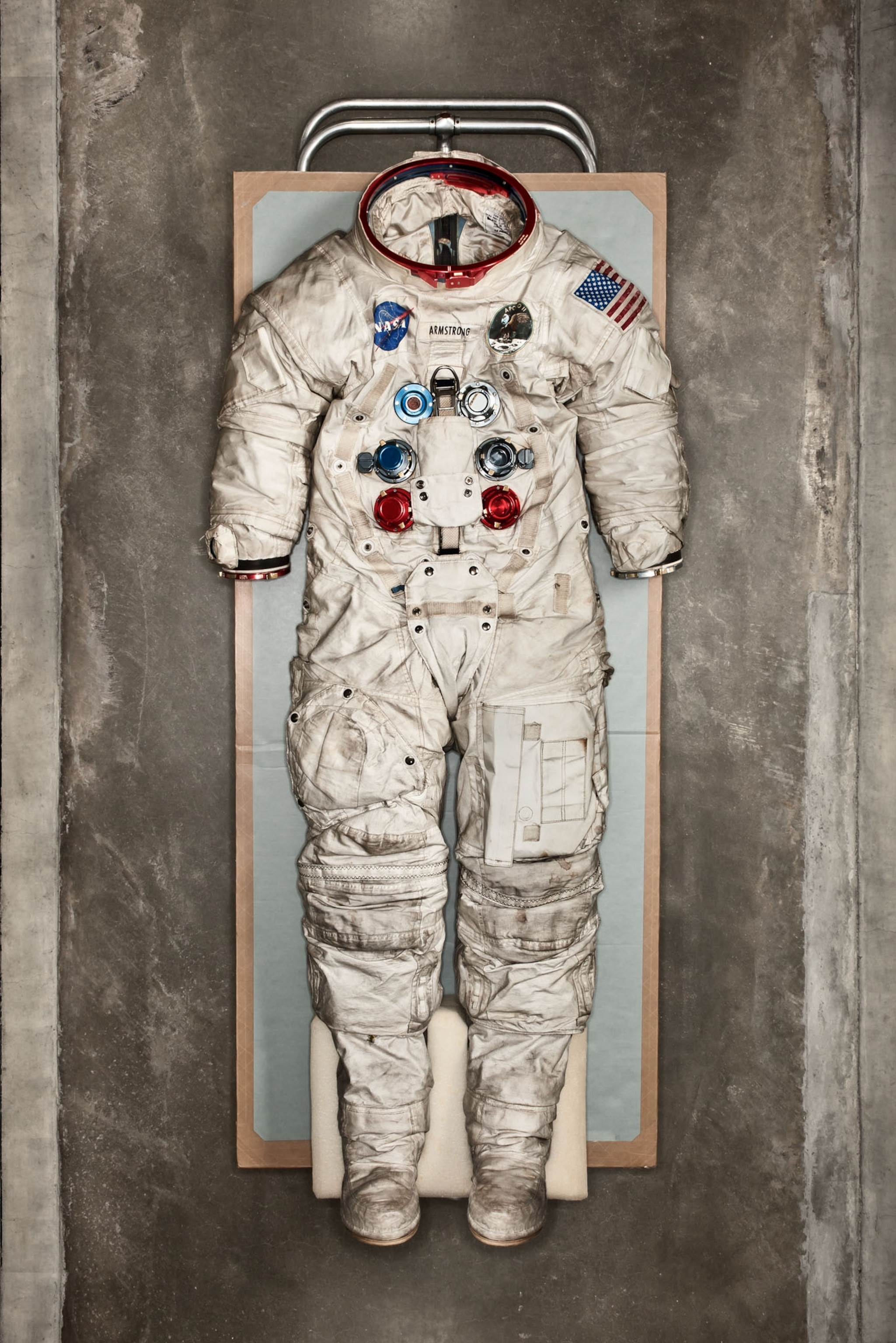 the space suit Neil Armstrong wore during his 1969 historic moonwalk