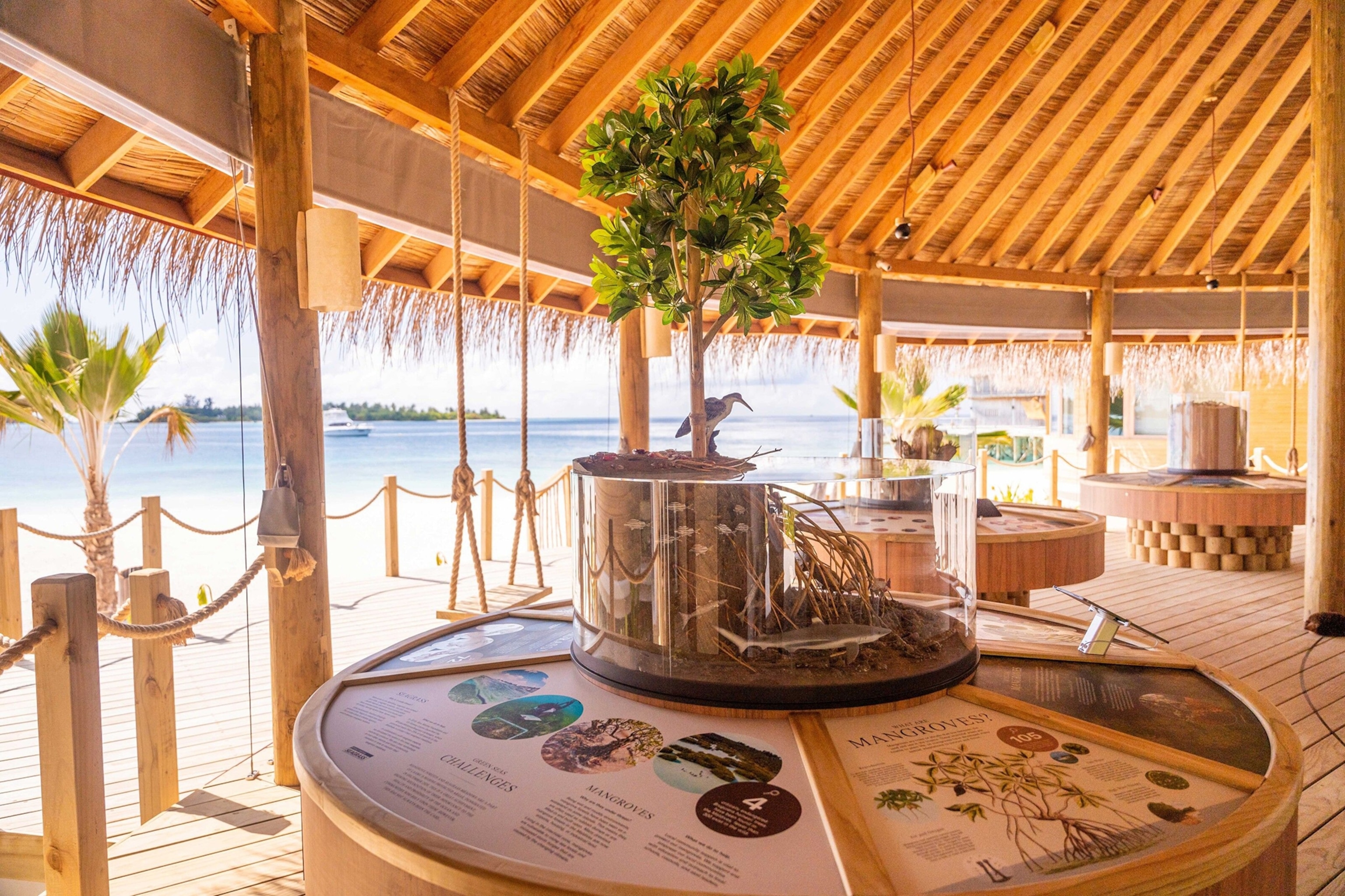 Six Senses Laamu - a luxury resort on the island of Olhuveli.