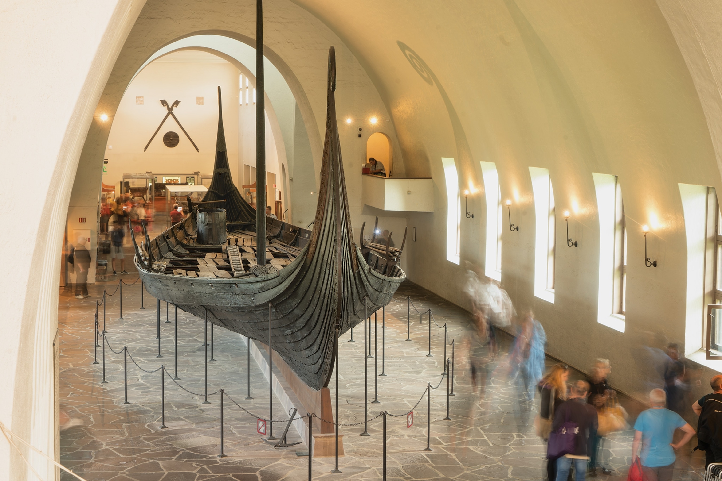 This sleek longship contained the bodies of the Oseberg women.