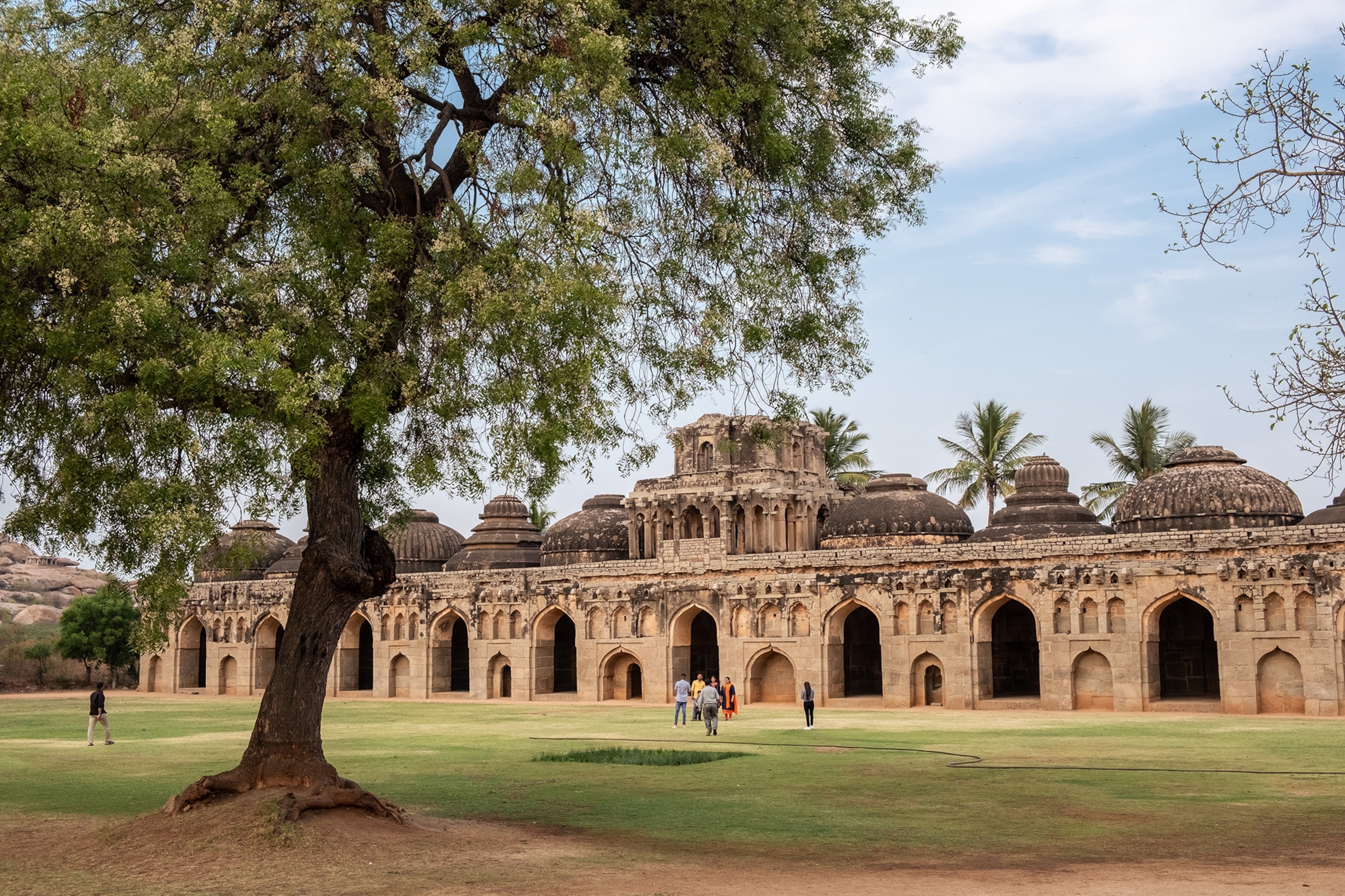 The Royal Enclosure, an elaborate structure with gardens.