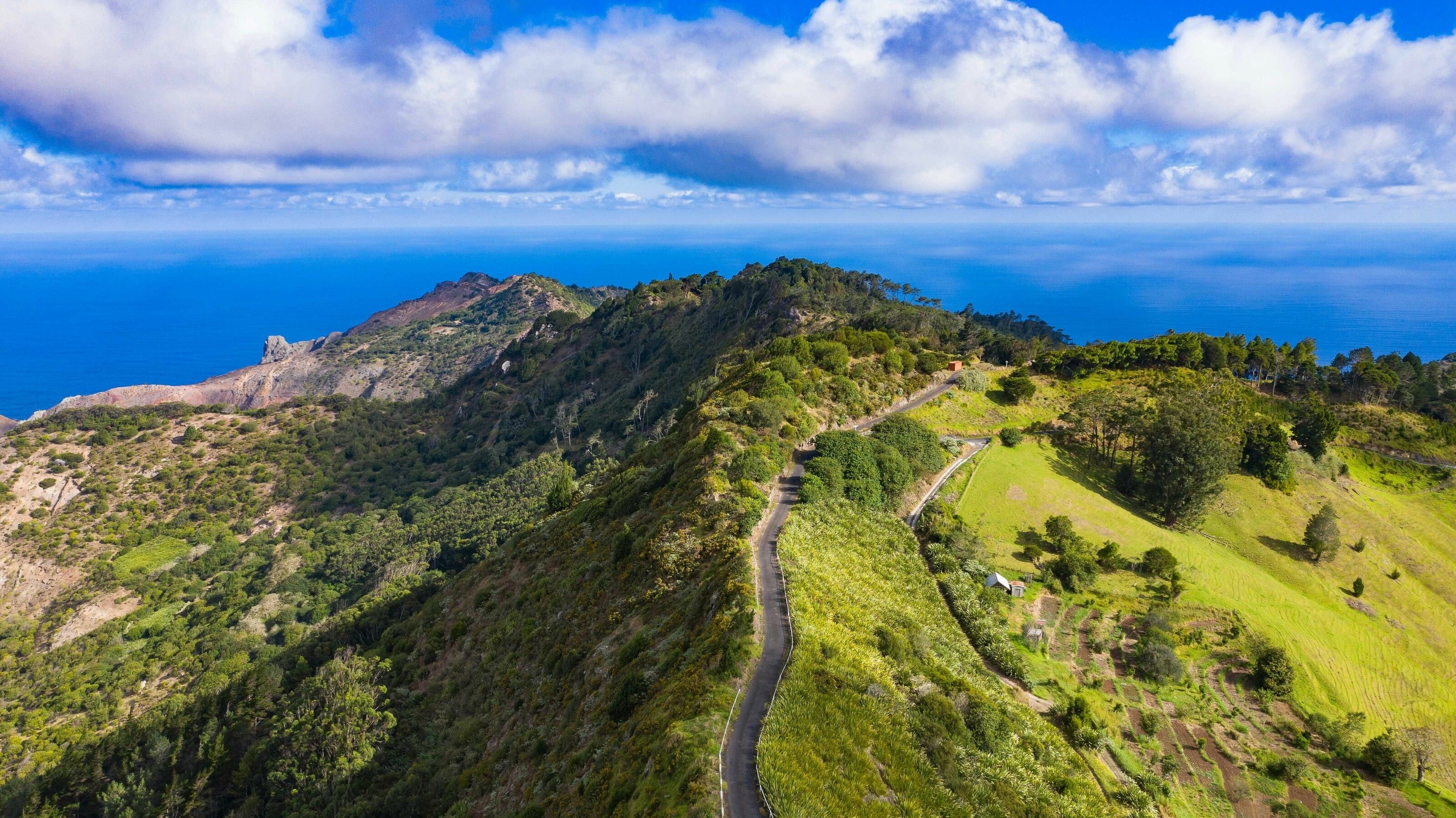 Blue Hill, on the west of the island, is the largest yet most sparsely populated district of St Helena.