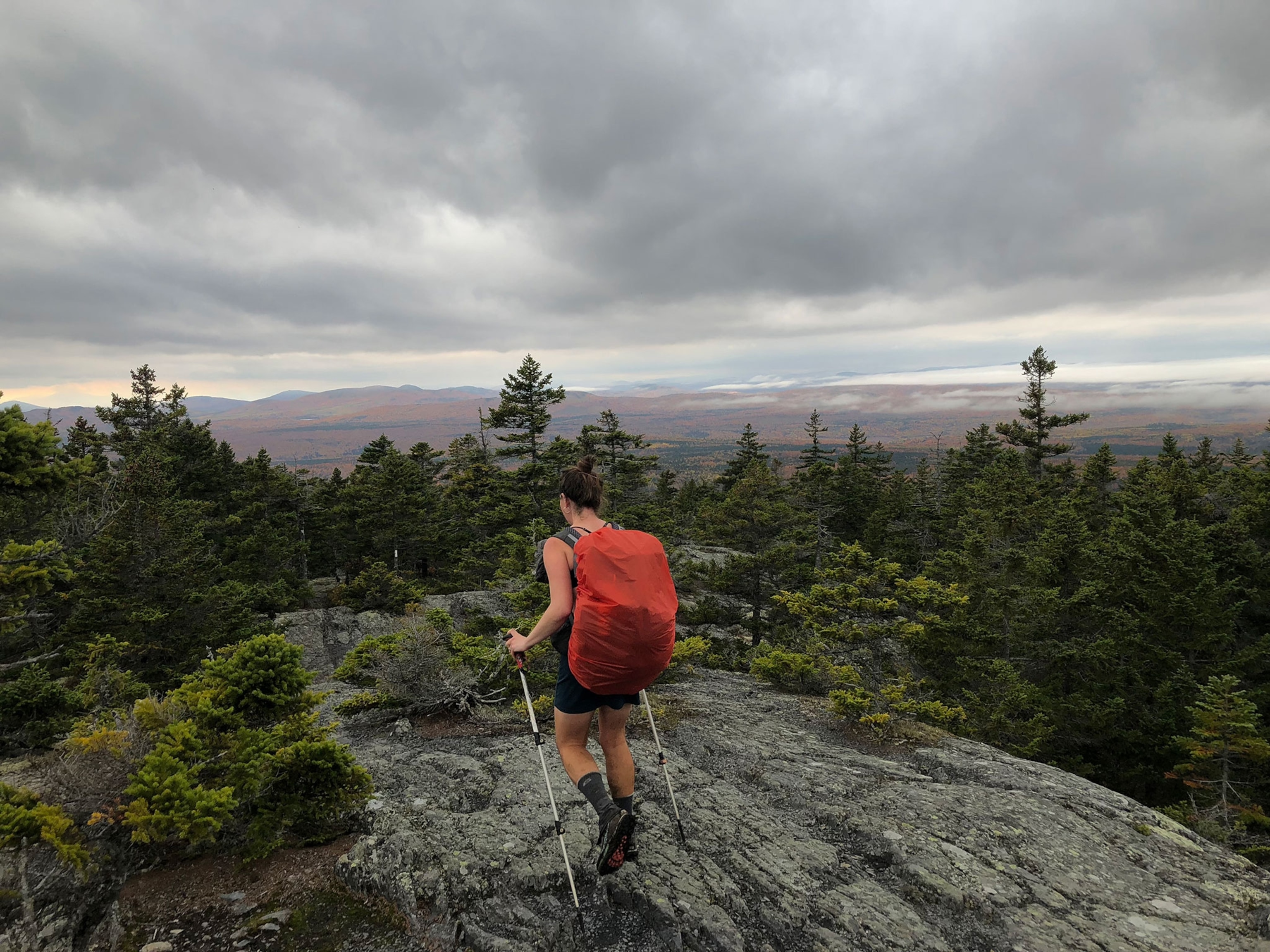 Triple Crown Hiker Heather Anderson on the trail