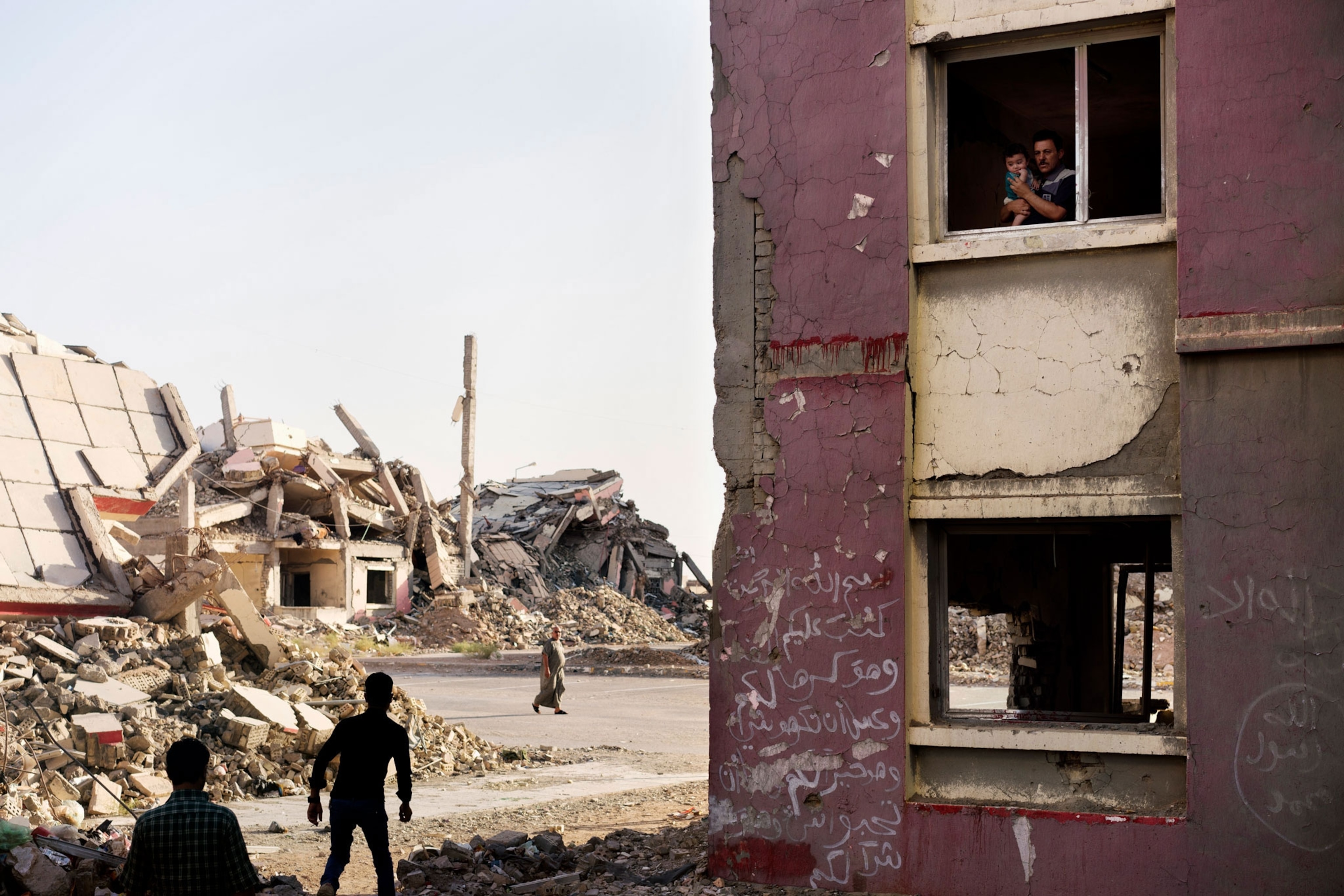 rubble in Ramadi