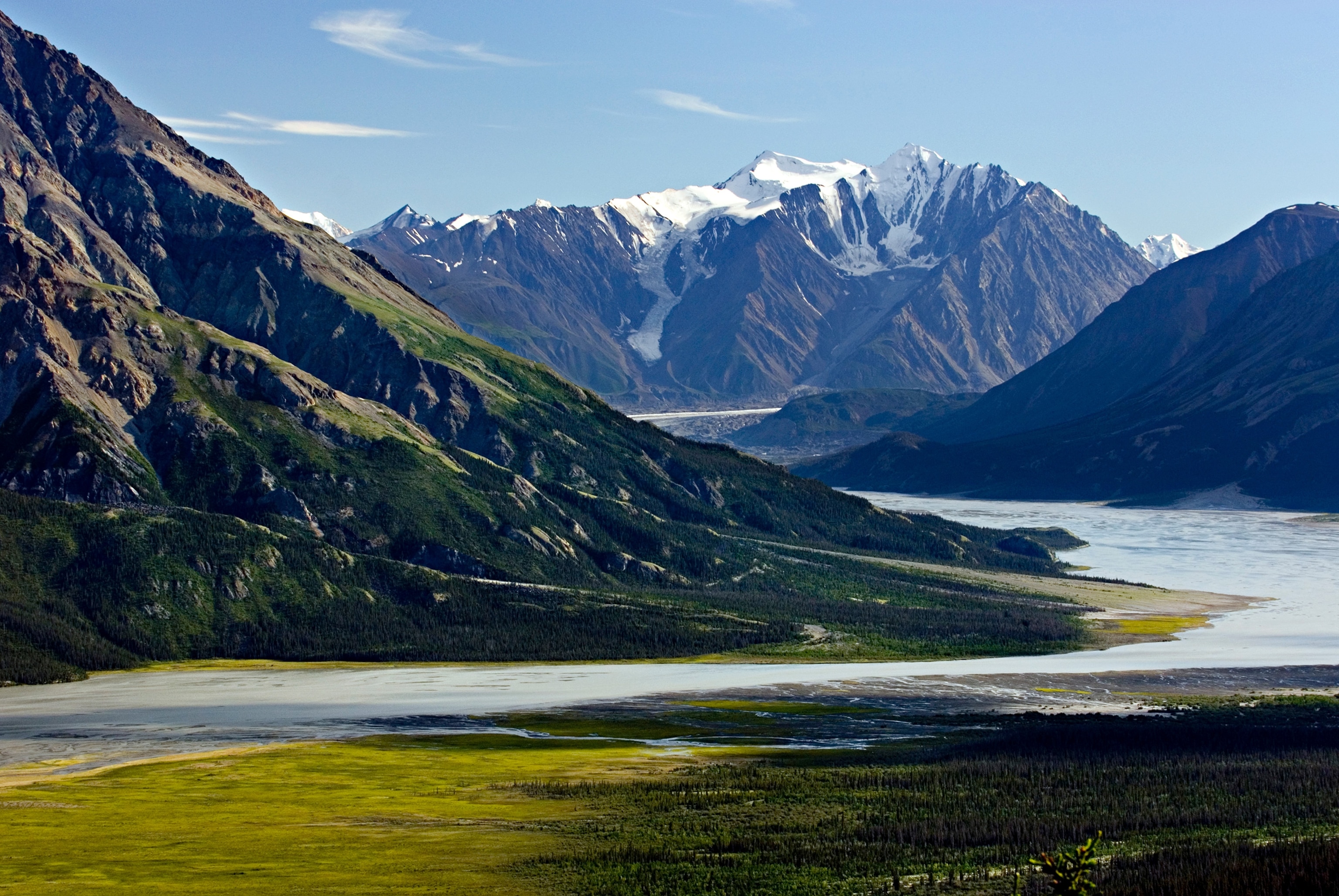 Slims River Valley in Kluane National Park, Yukon, Canada