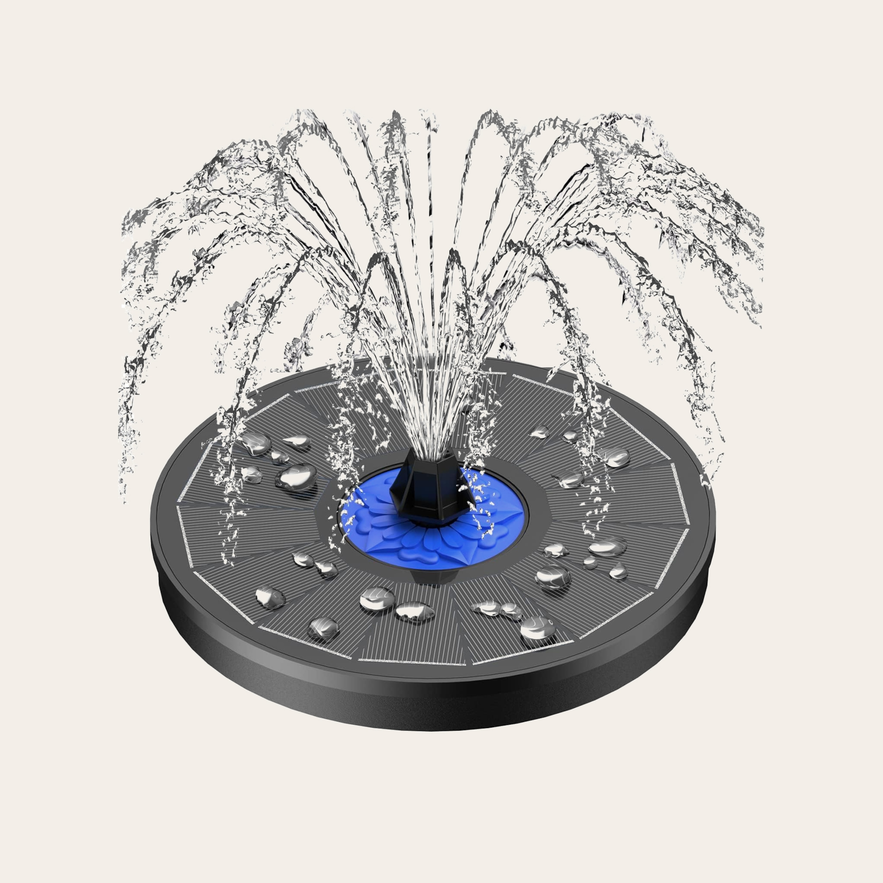 An image of a fountain bird bath.