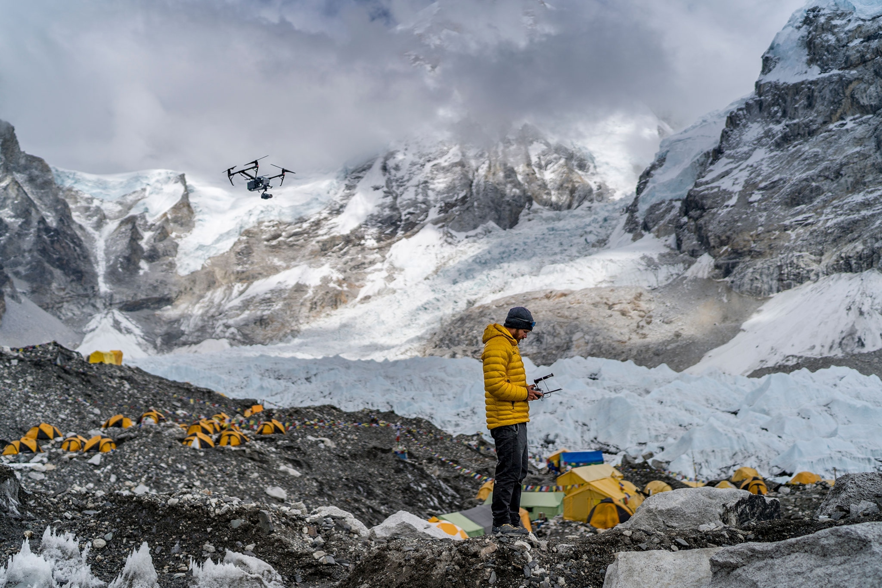 the National Geographic science expedition on Mount Everest
