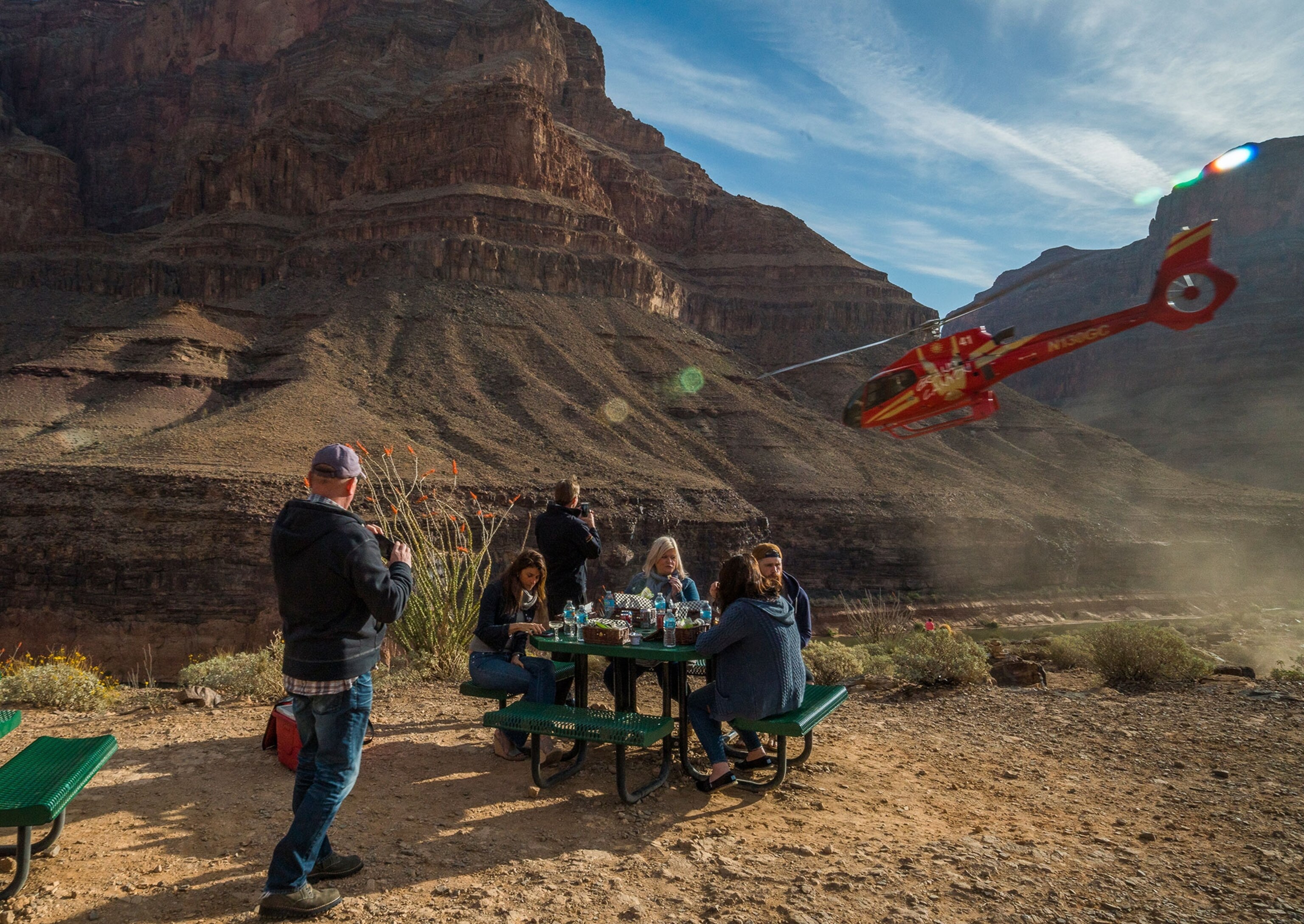 Helicopter tourism