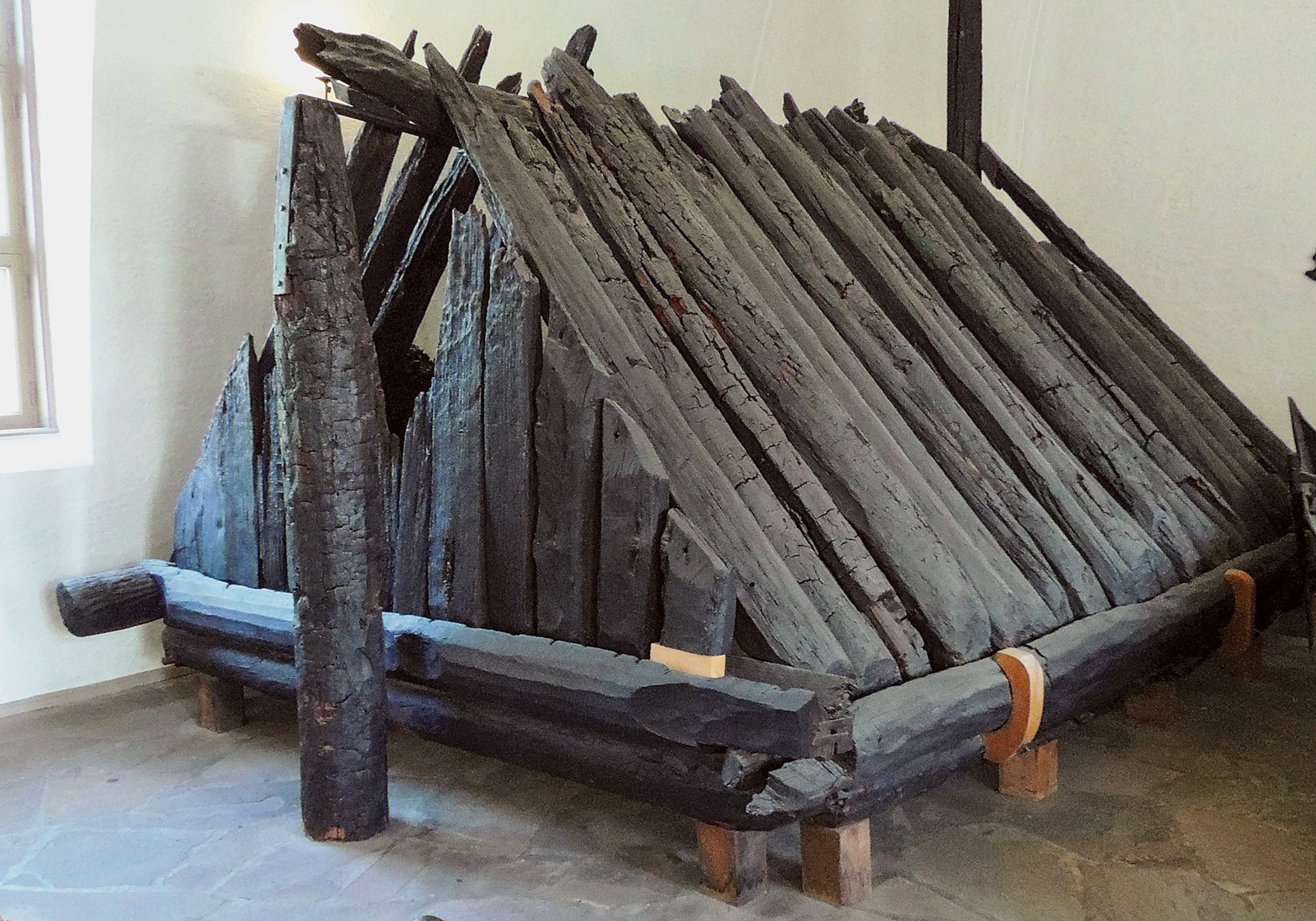 Mourners constructed a tent-like chamber on the Oseberg ship for the two women, who were buried around 834.
