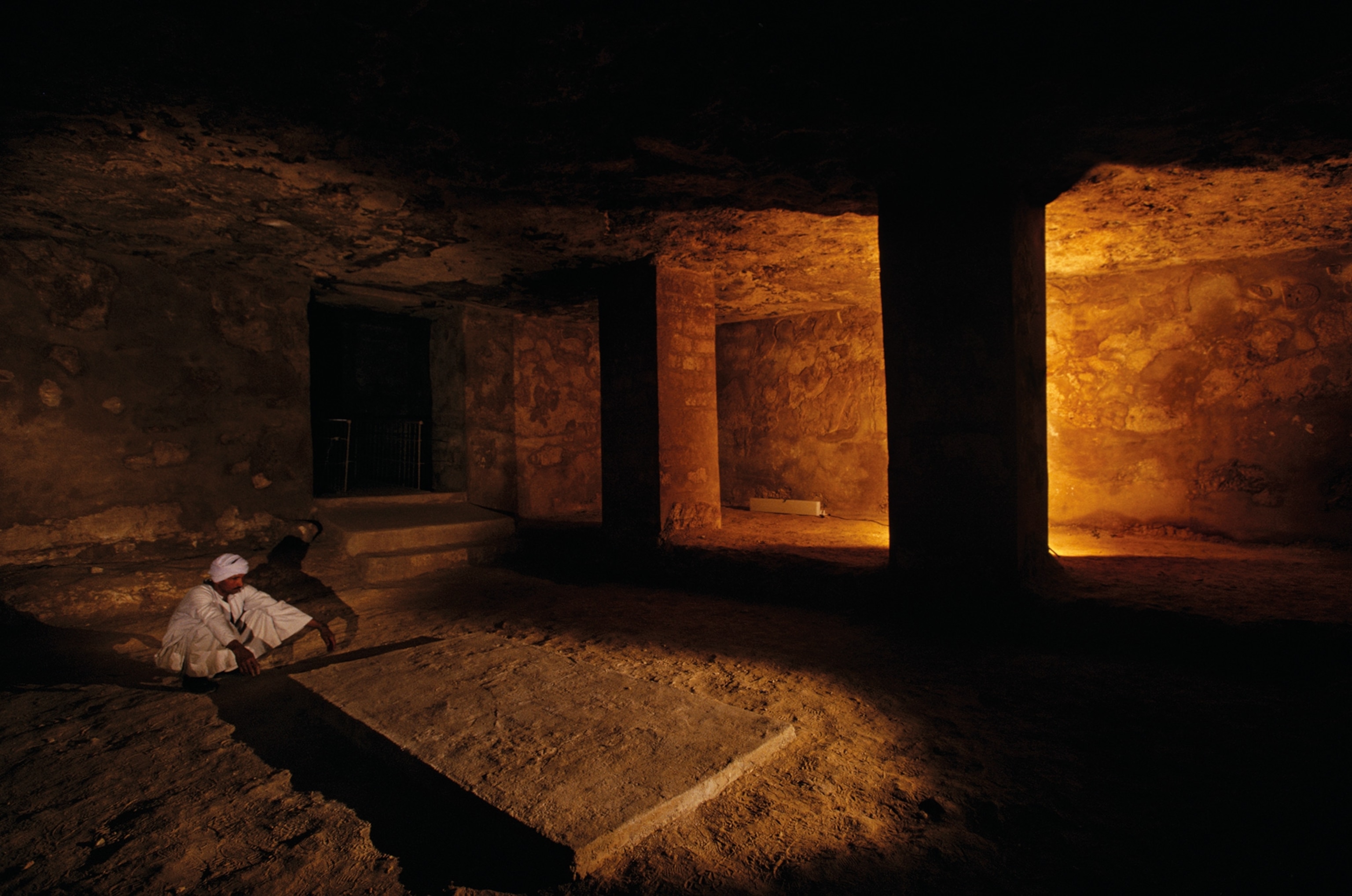 The royal tomb of the heretic pharaoh was built east of his capital city, Akhetaten (now known as Amarna). Depictions of Nefertiti appear on its walls along with representations of the god Aten.